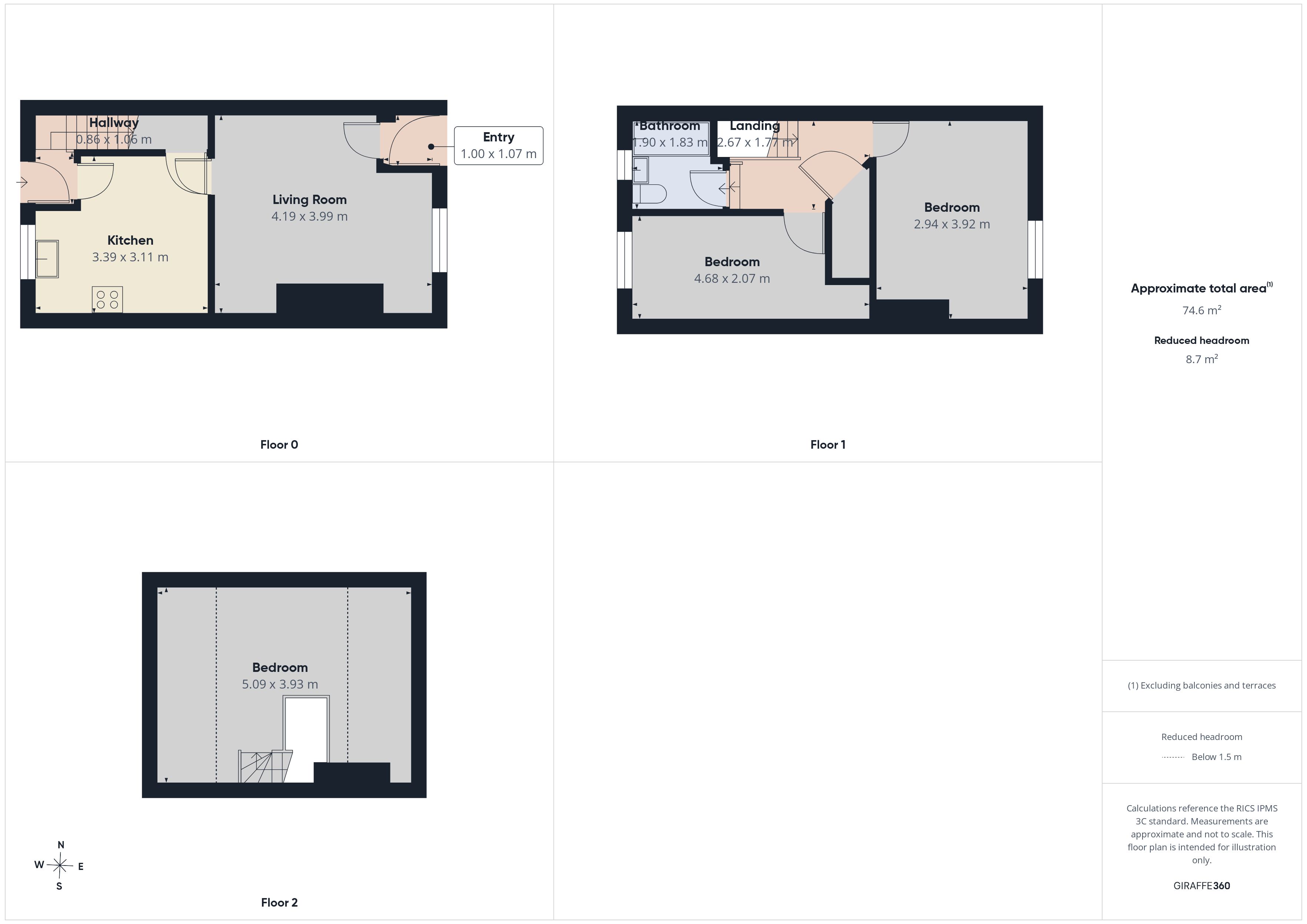 65, Oak St, Oldham floorplan