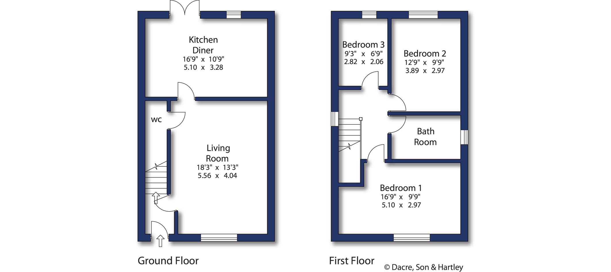 3 Bedrooms Town house to rent in York Street, Bingley, West Yorkshire BD16