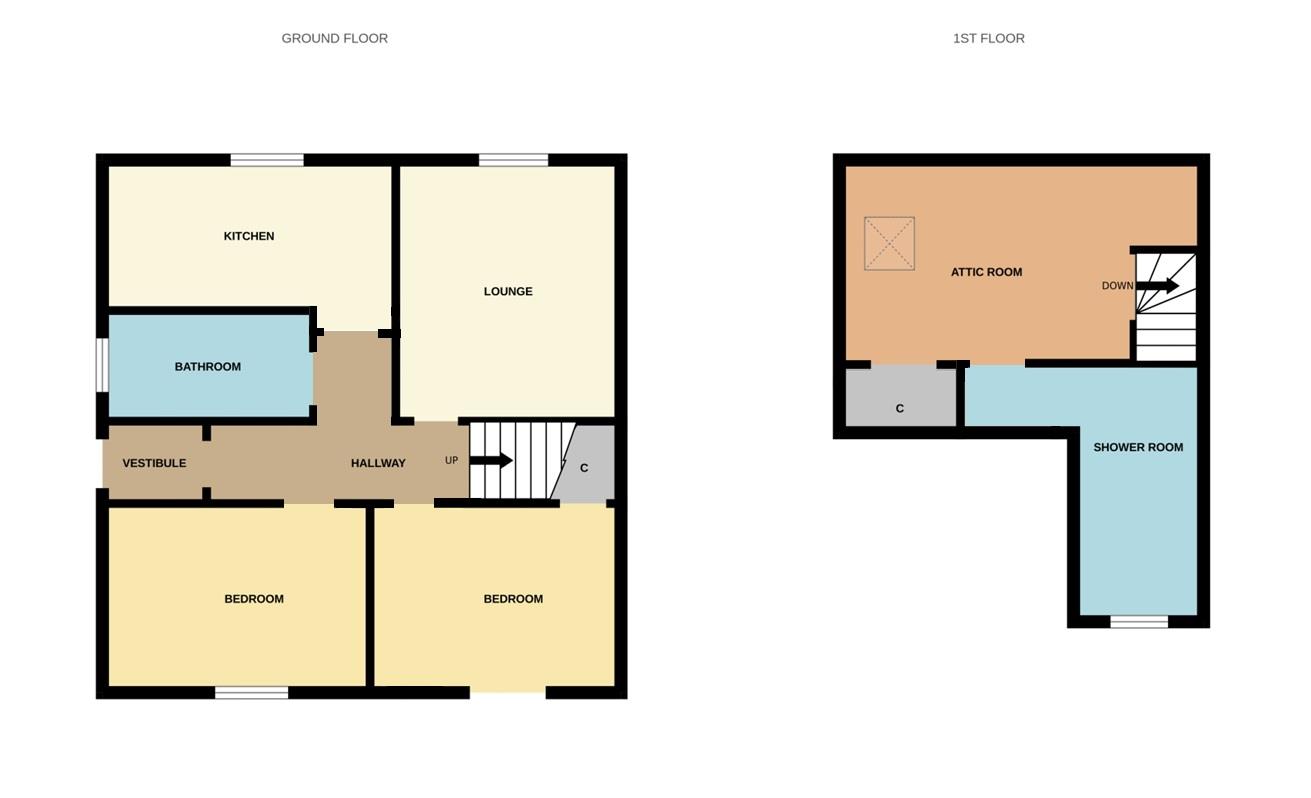 14a, Elm Grove, Anstruther floorplan