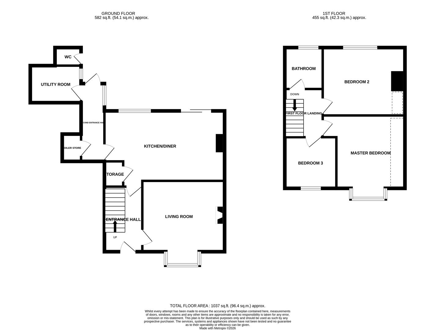 6, The Villas, Hull floorplan