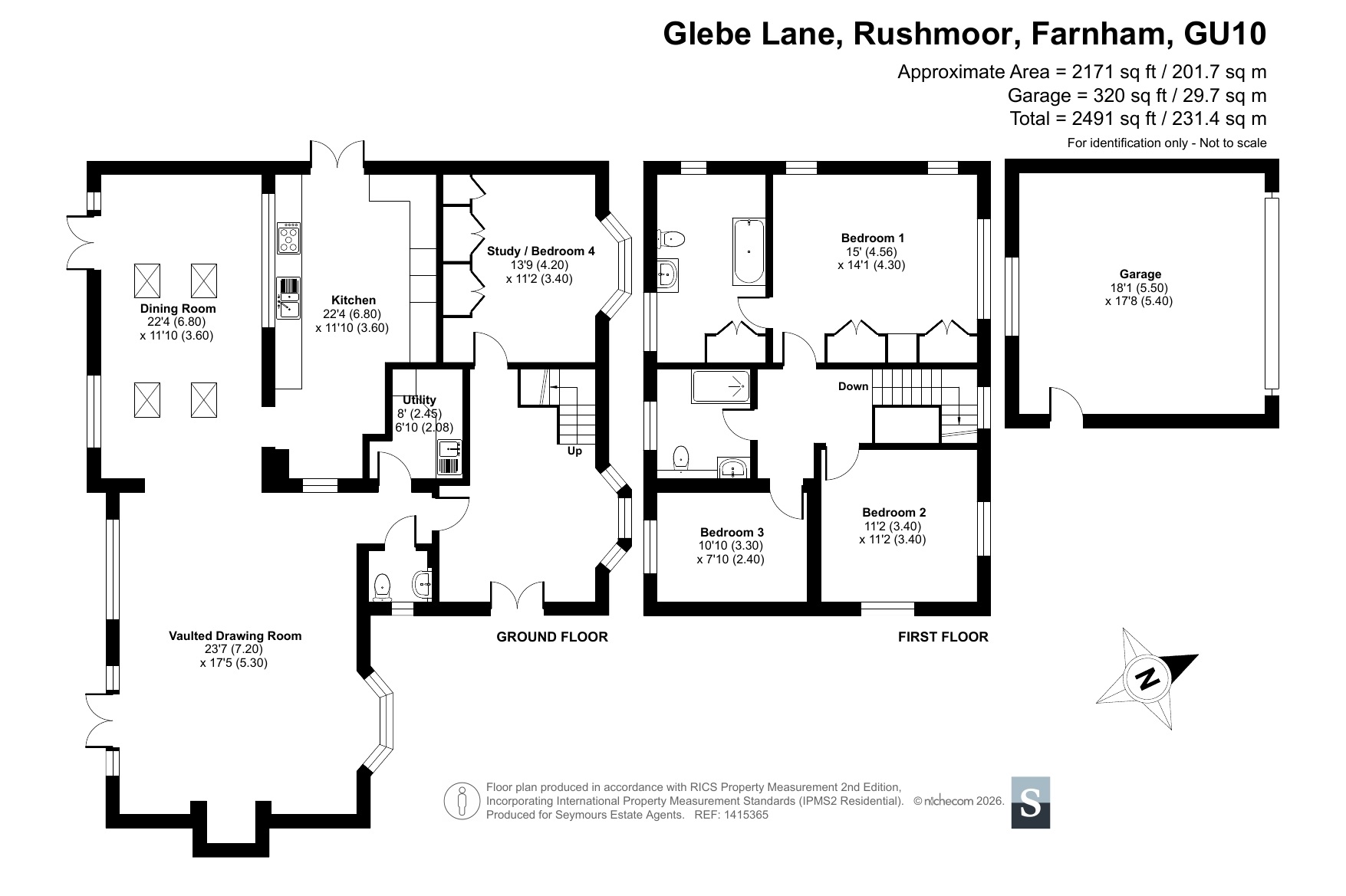 The White House,, Glebe Lane, Farnham floorplan