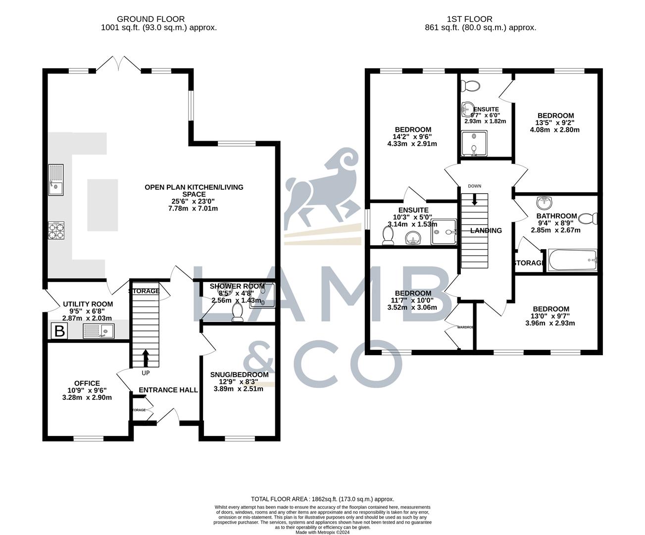 The Oak, Paddocks Lane, Harwich floorplan