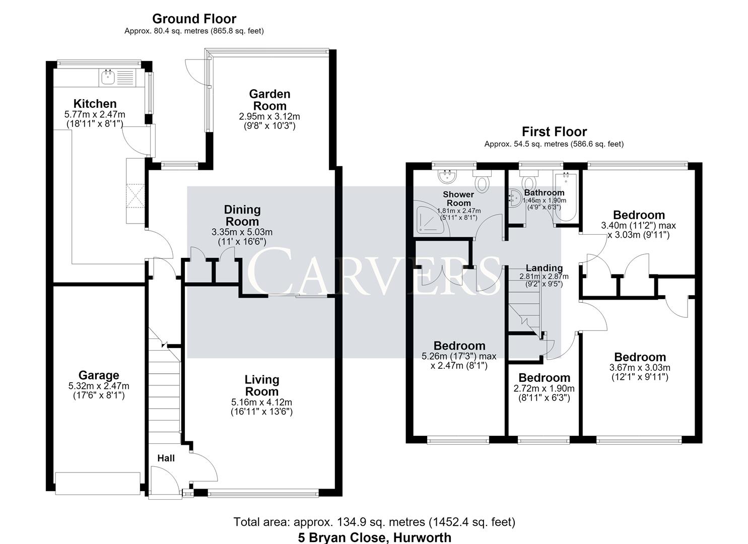 5, Bryan Close, Darlington floorplan