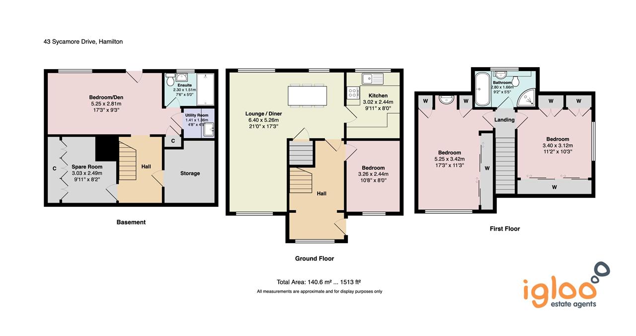 43, Sycamore Drive, Hamilton floorplan