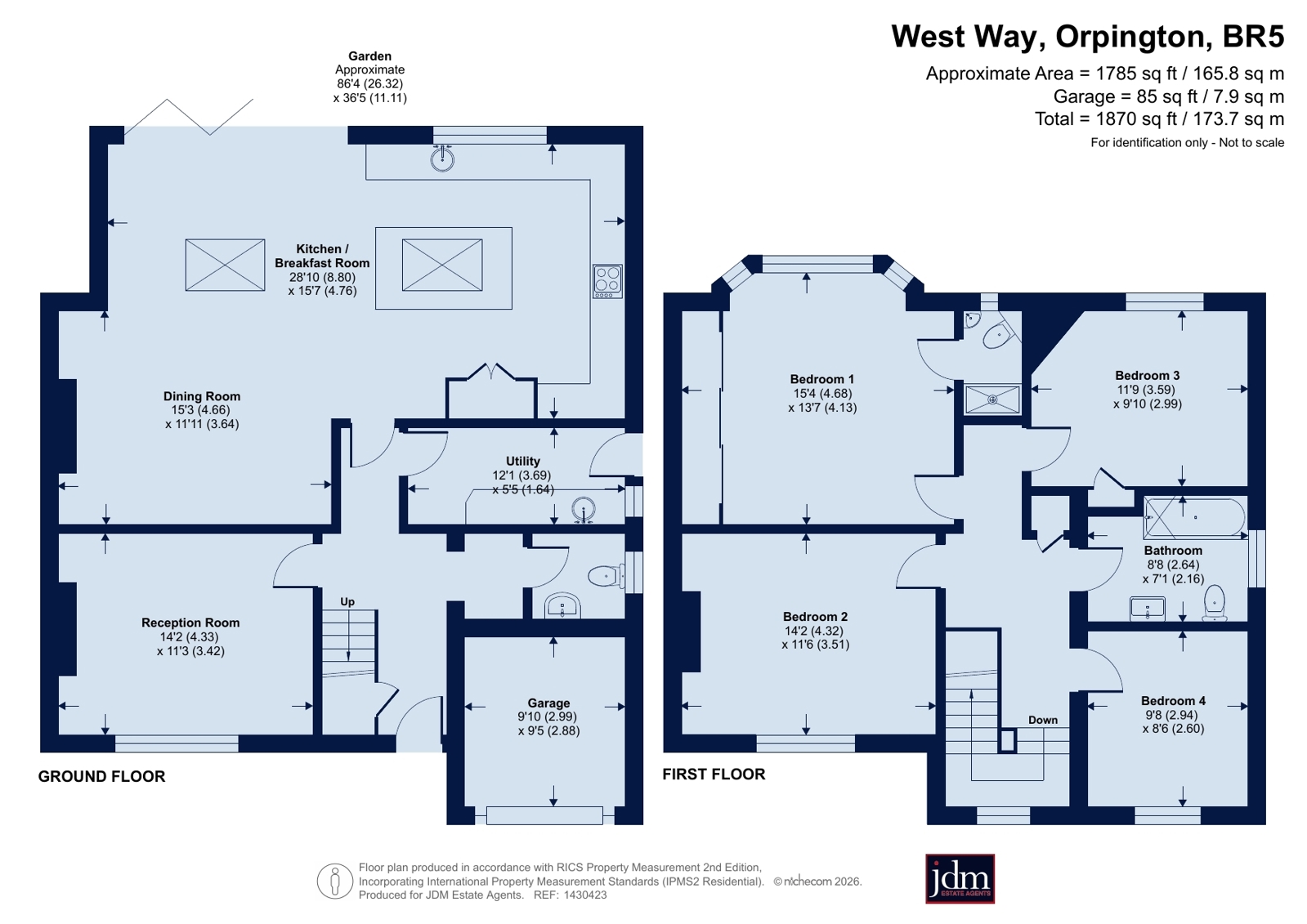 6, West Way, Orpington floorplan