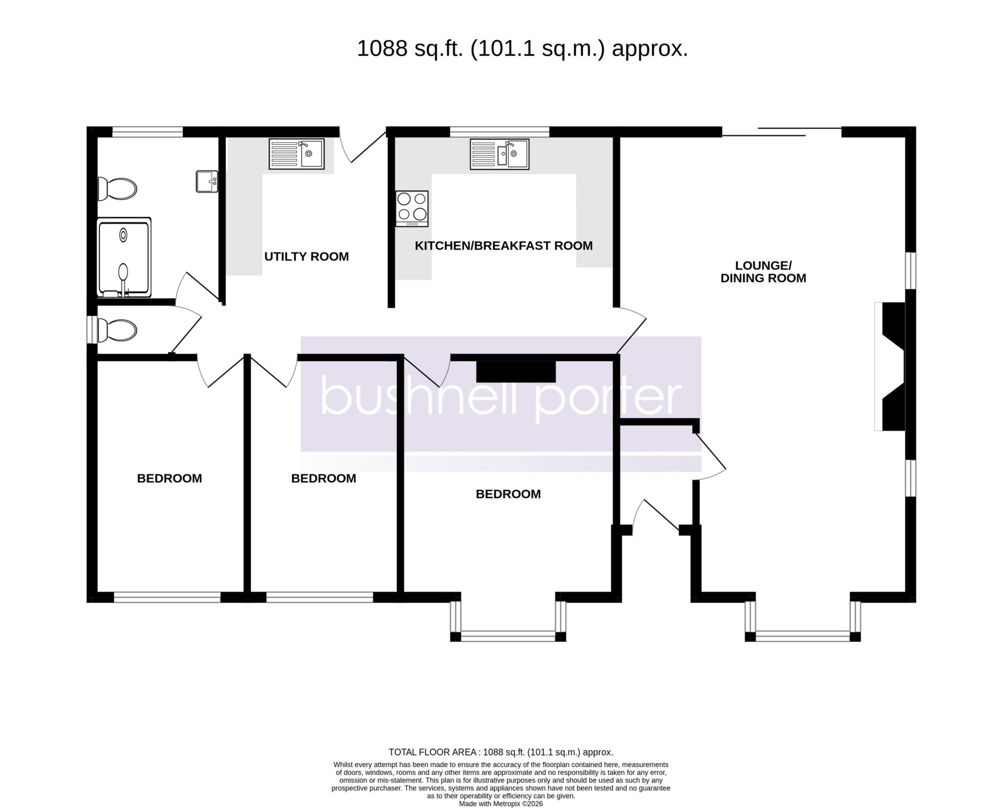Ossian, Petersfield Road, Bordon floorplan