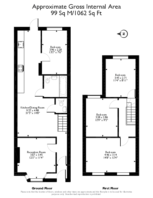 Kings Road, London, N18 floorplan