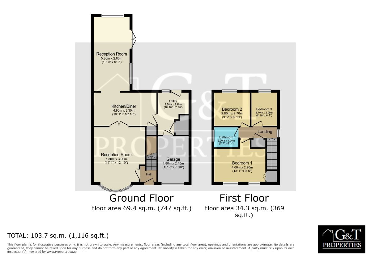 18 Salcombe Drive, Brierley Hill floorplan