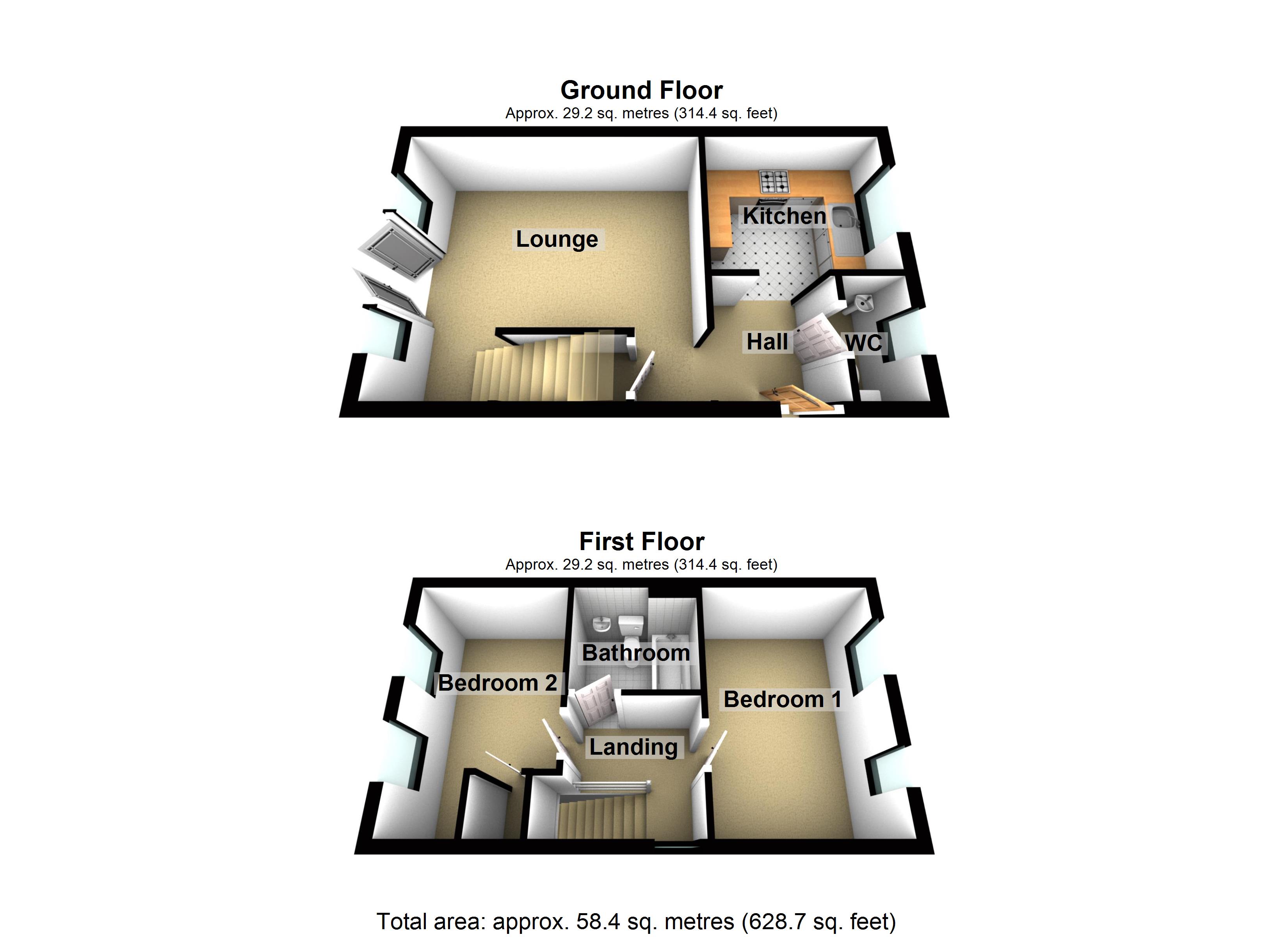 2 Bedrooms End terrace house for sale in Payler Close, Sheffield S2