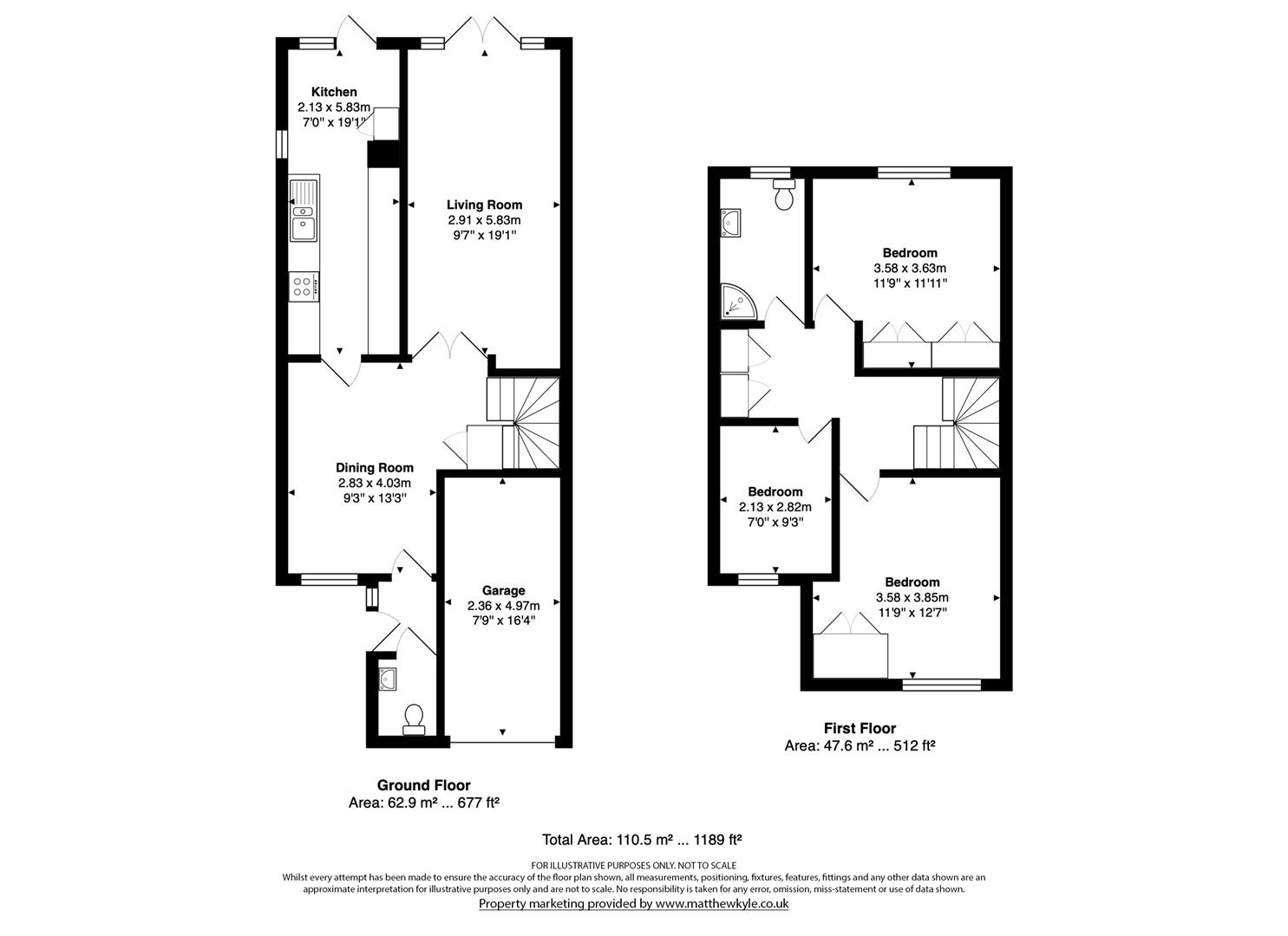 28, The Ridings, Hertford floorplan