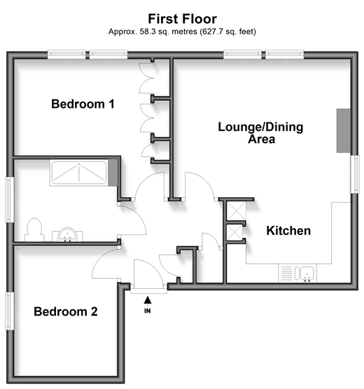 Village Way Barkingside, Ilford floorplan