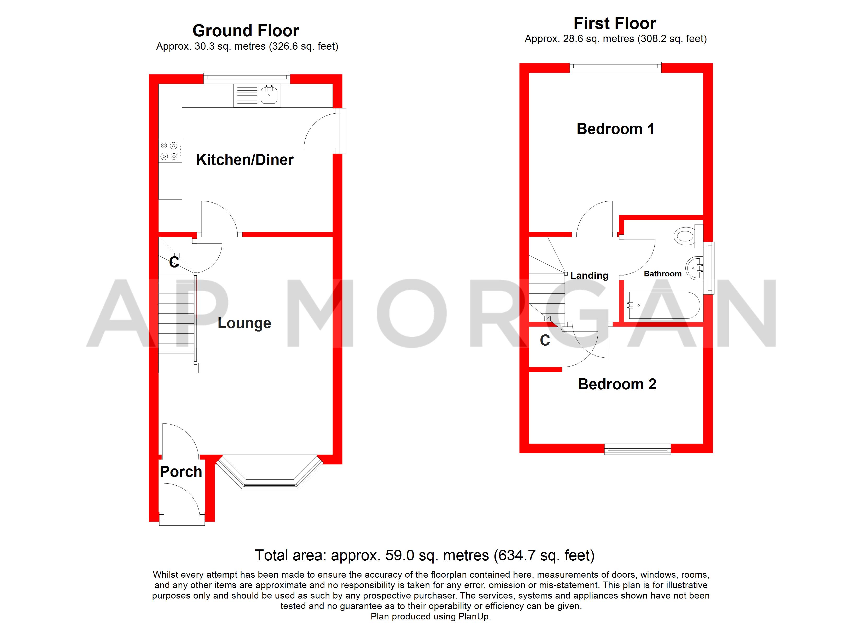 87, Grosvenor Road, Dudley floorplan