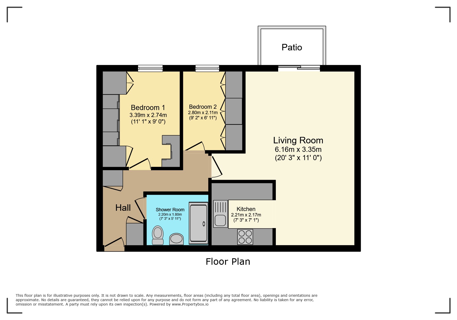Flat 11, Cedar Court,, Bath Lane, Hampshire floorplan