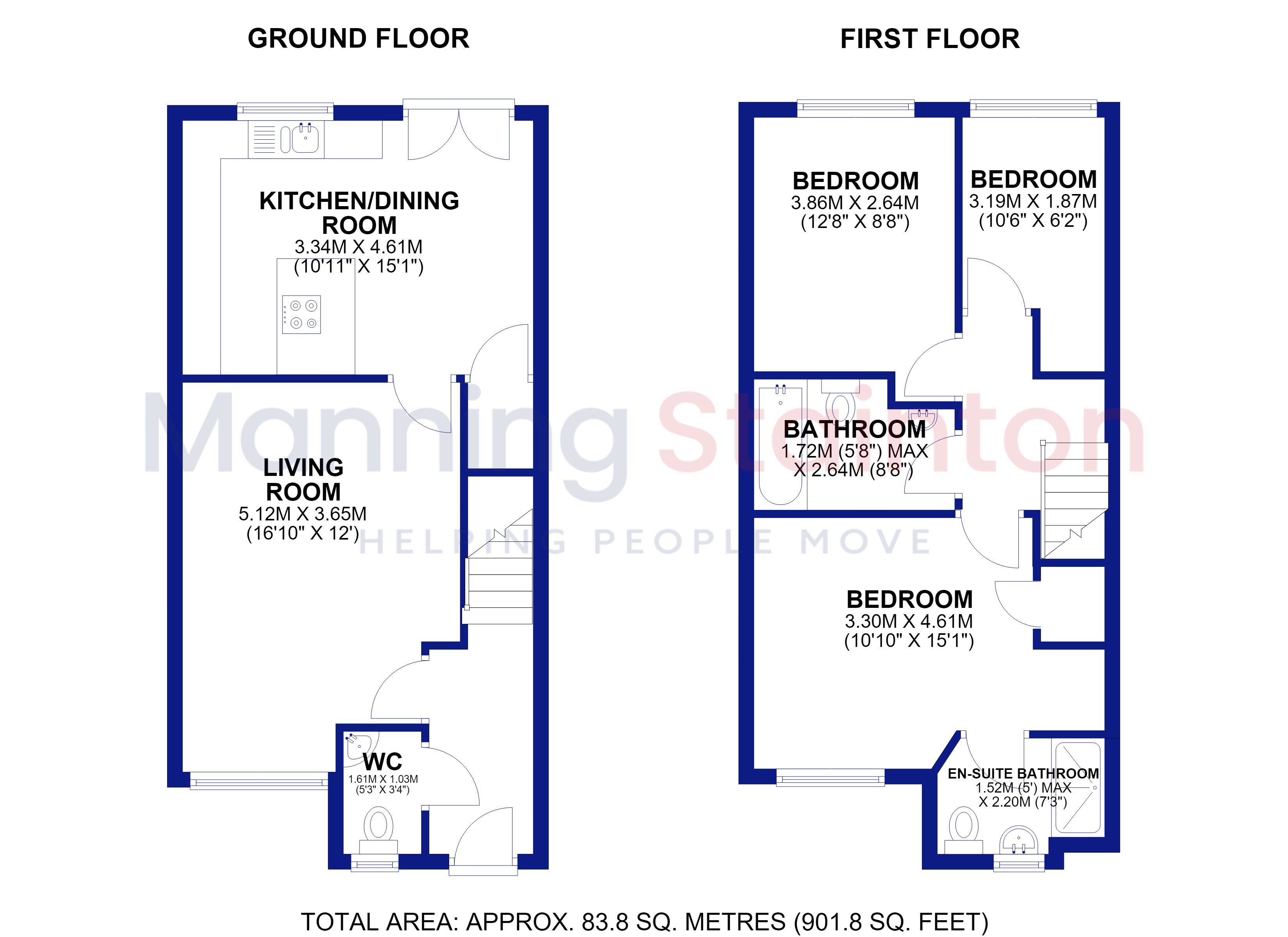 22, Oak Park Mount, West Yorkshire floorplan