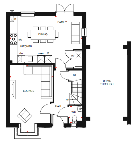 Plot 221 The Hurst,, Darwin Green, Cambridge floorplan