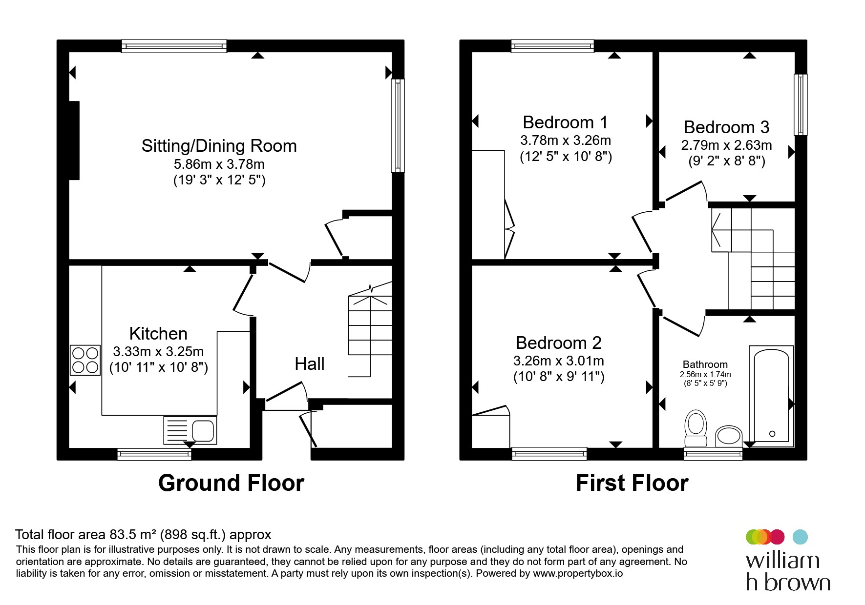 9 Hamilton House, Elizabeth Street, Corby floorplan