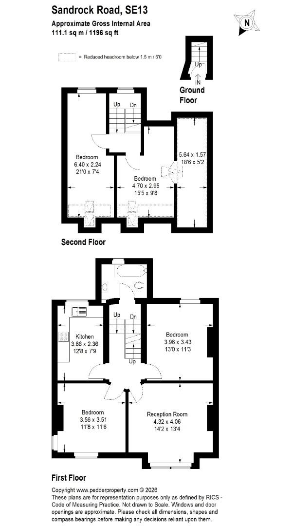 Flat 2, 84, Sandrock Road, London floorplan