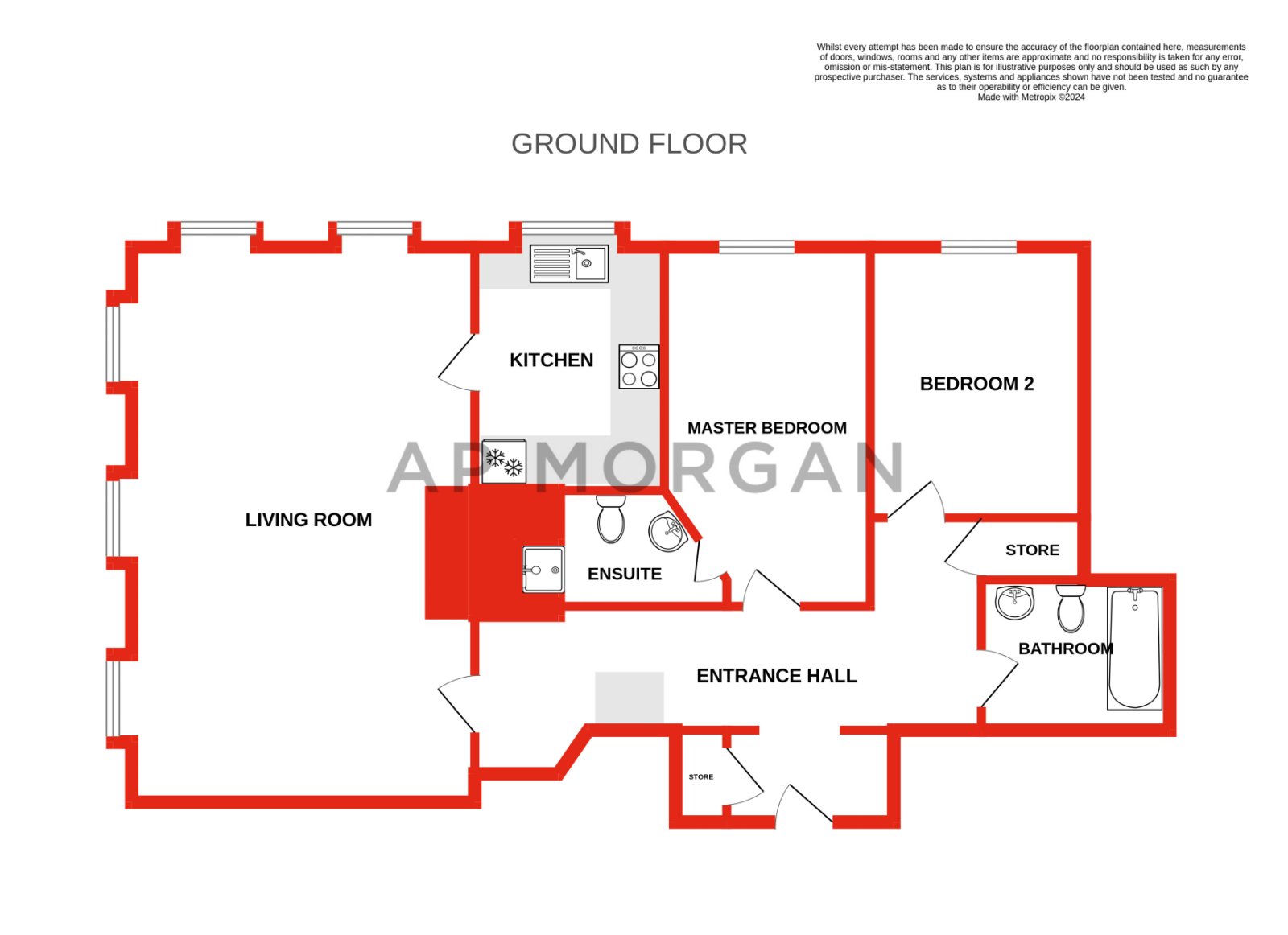 Flat 2, Dennis Hall, 13, Cameo Drive, West Midlands floorplan