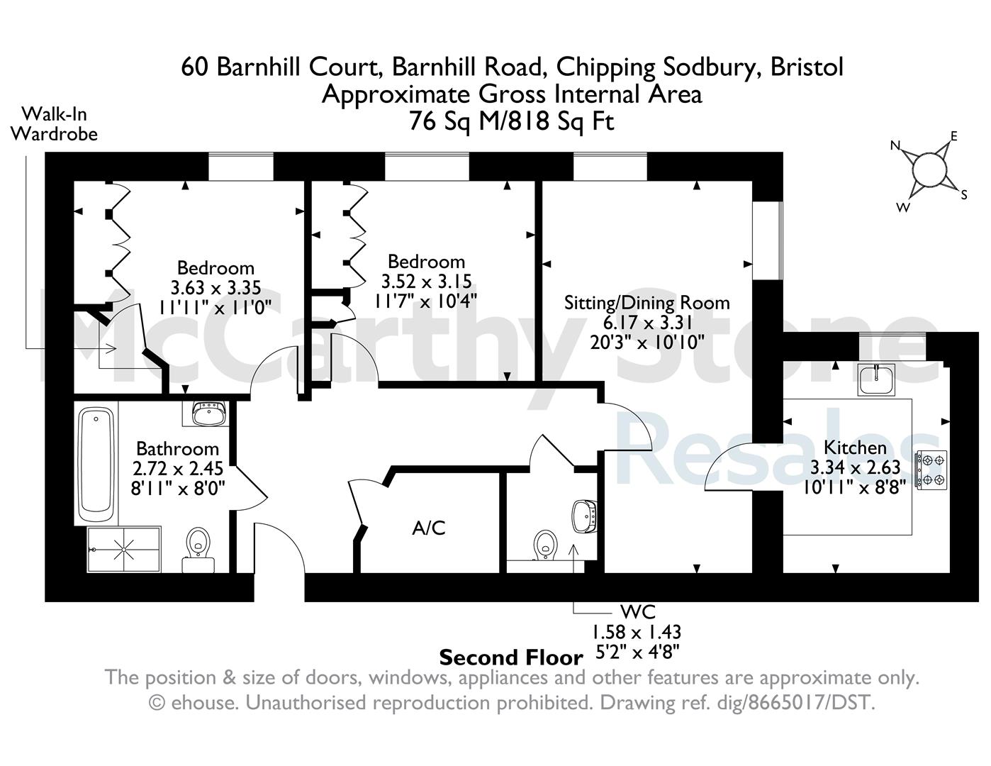 60 Barnhill Court, Barnhill Road, Chipping Sodbury, Bristol floorplan