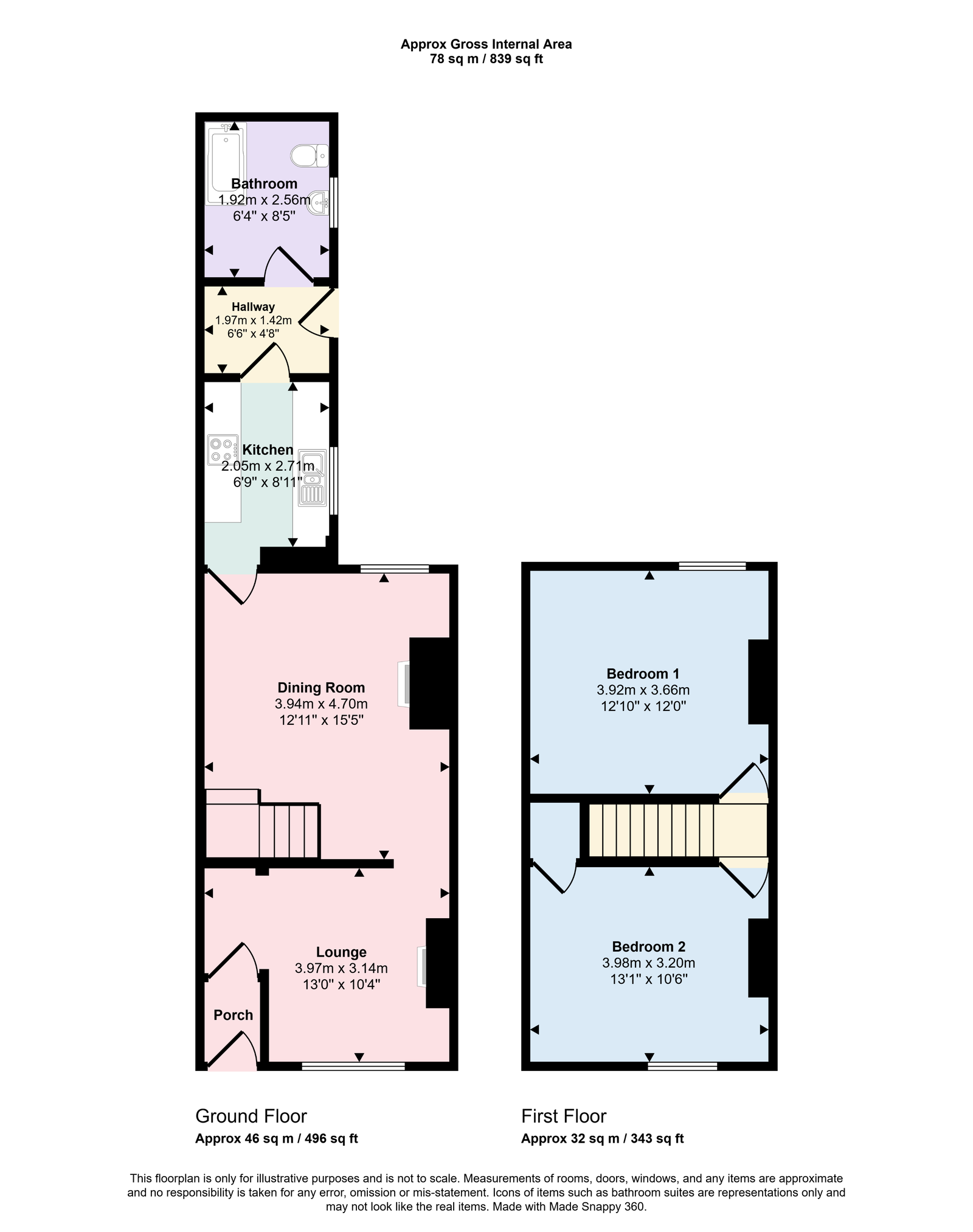 29, Pearson street, Workington floorplan