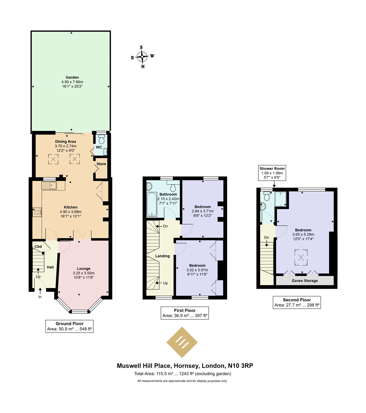 17, Muswell Hill Place, London floorplan