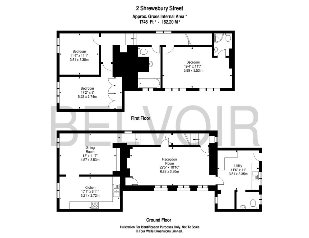 3 Bedrooms Terraced house to rent in Shrewsbury Street, Hodnet, Shropshire TF9
