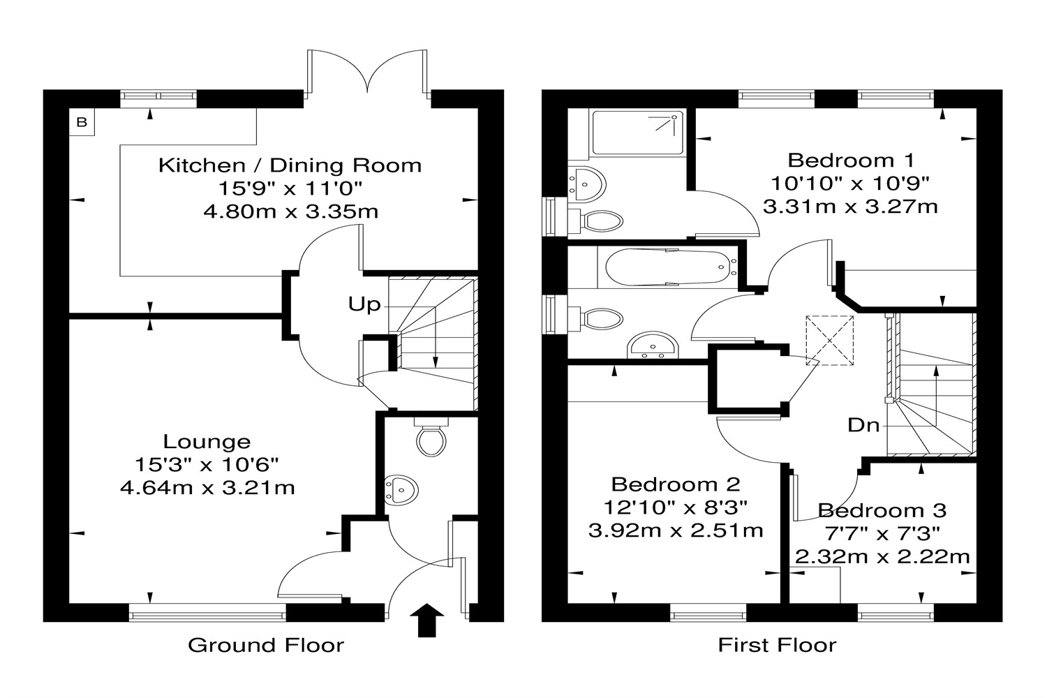 4, Clifford Fletcher Walk, Crewe floorplan
