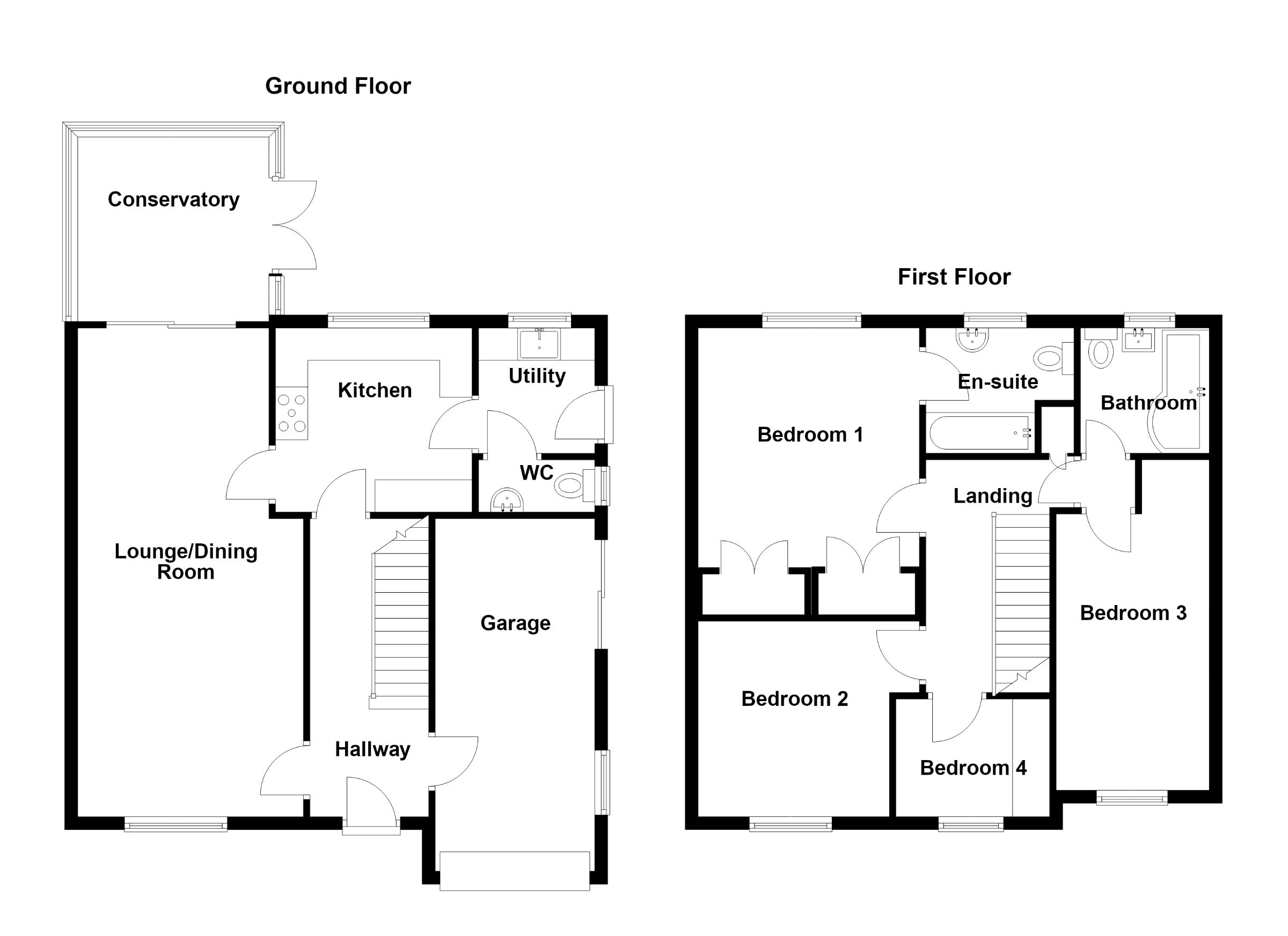 16 Betony, Morecambe floorplan