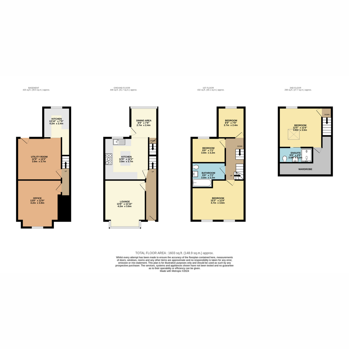132, Stockport Road, Stockport floorplan