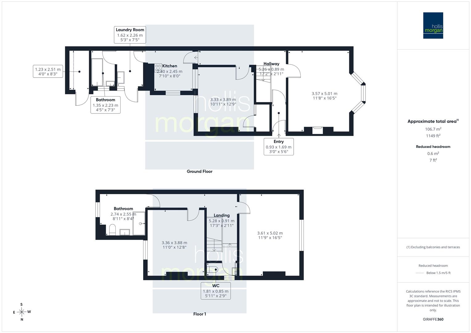 164, North Road, Bristol floorplan