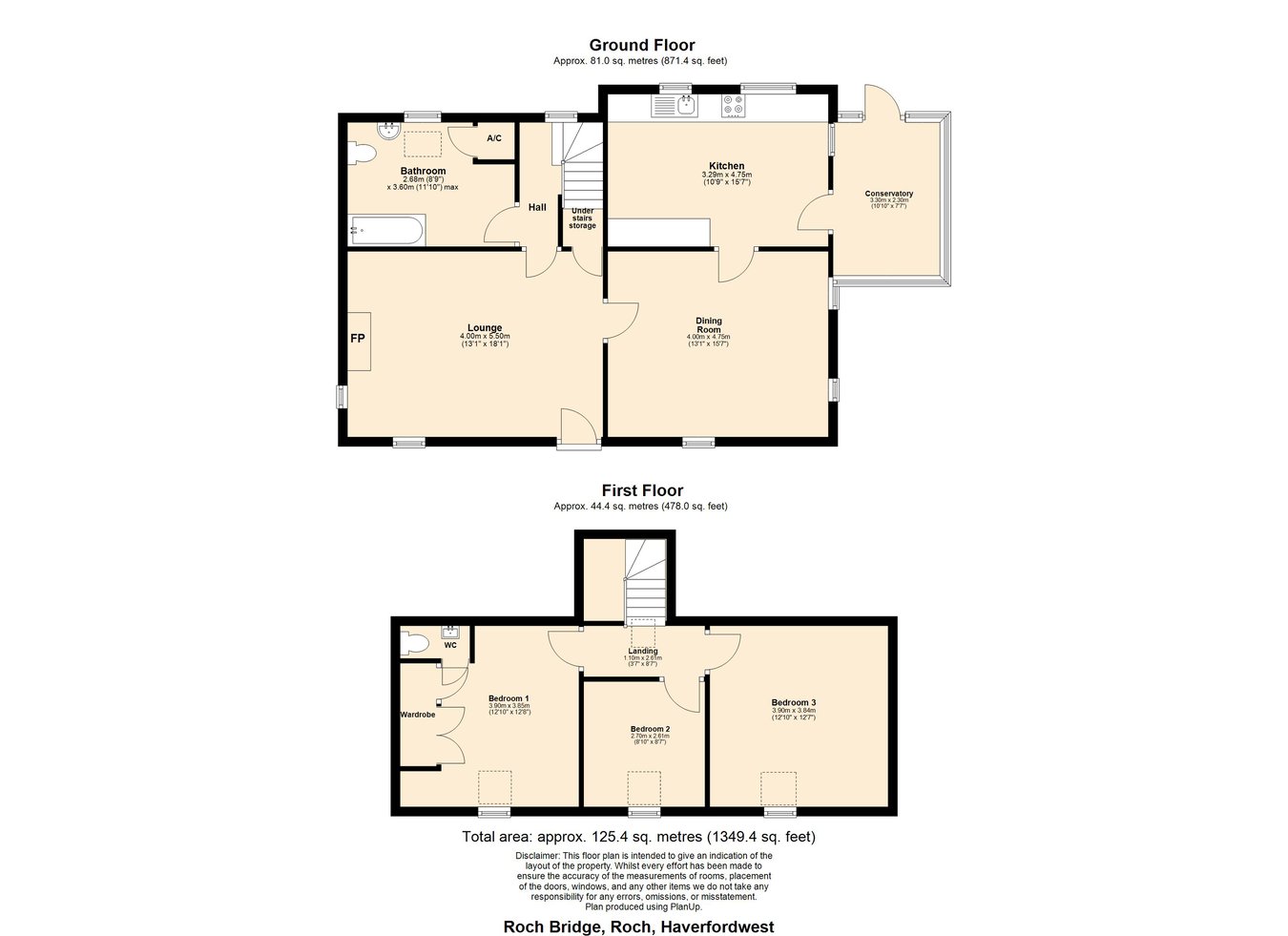 Roch Bridge, Haverfordwest floorplan