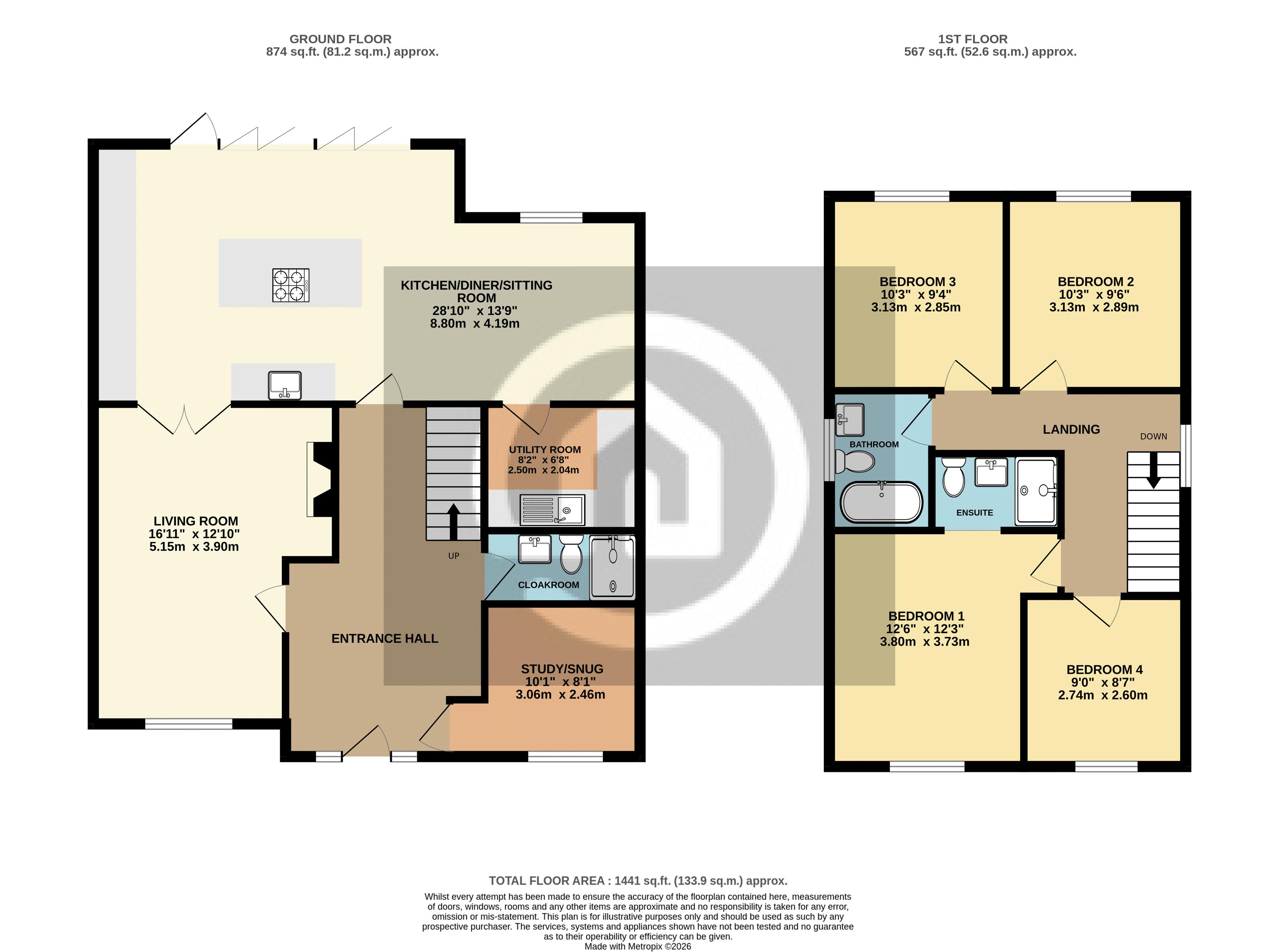 41, Bourneside, Bedford floorplan