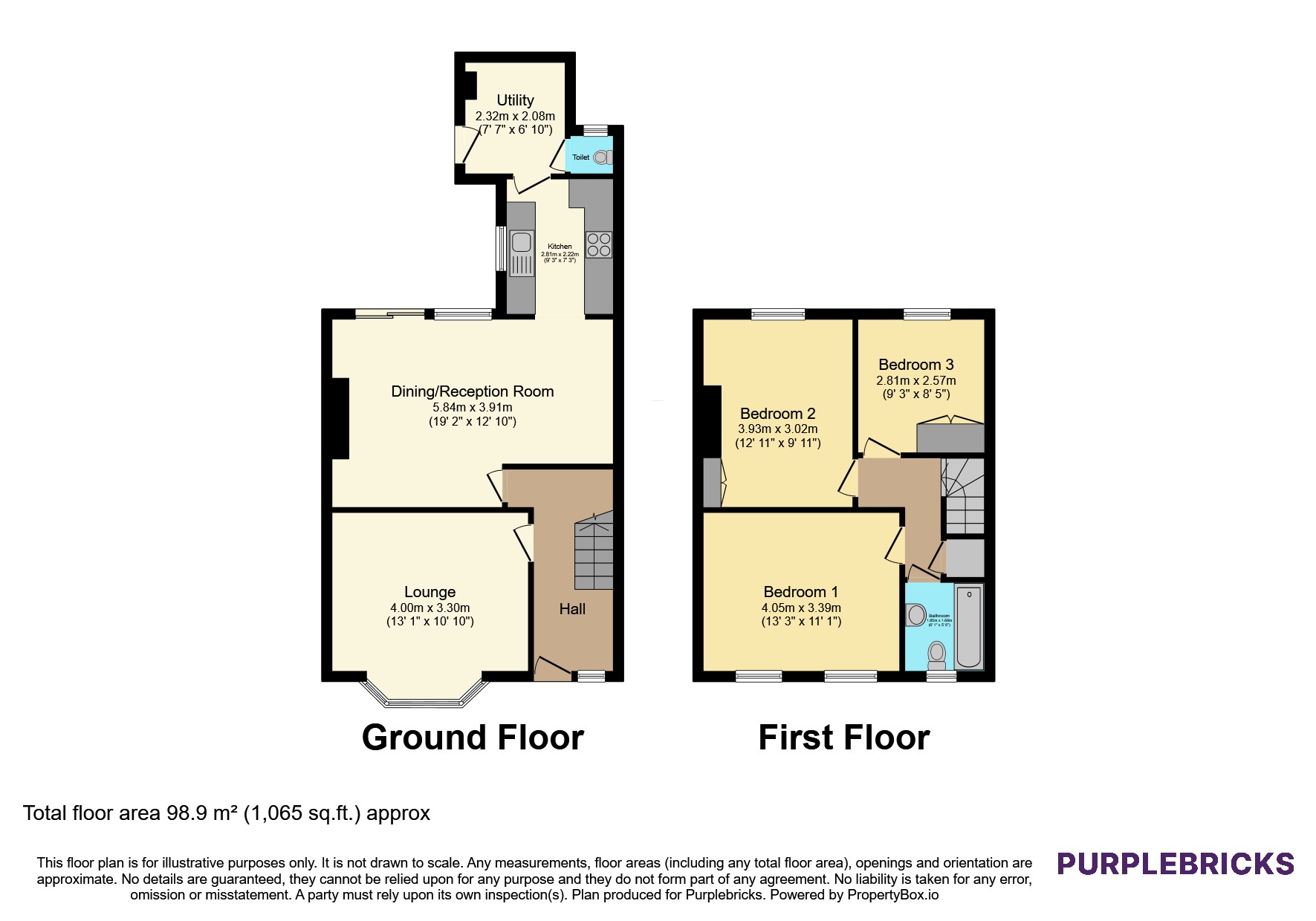 62, Dallin Road, London floorplan