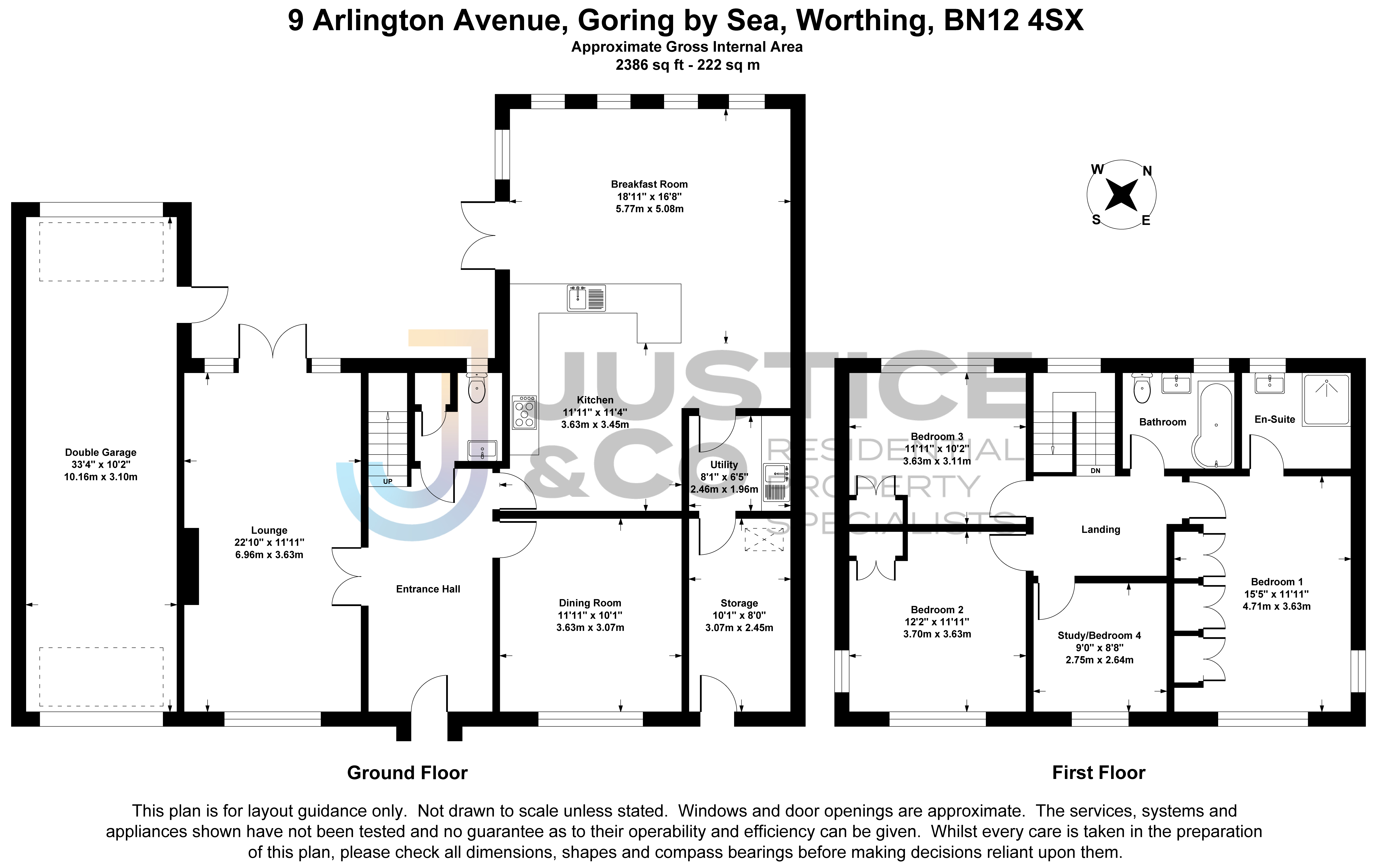 9, Arlington Avenue, Goring By Sea floorplan
