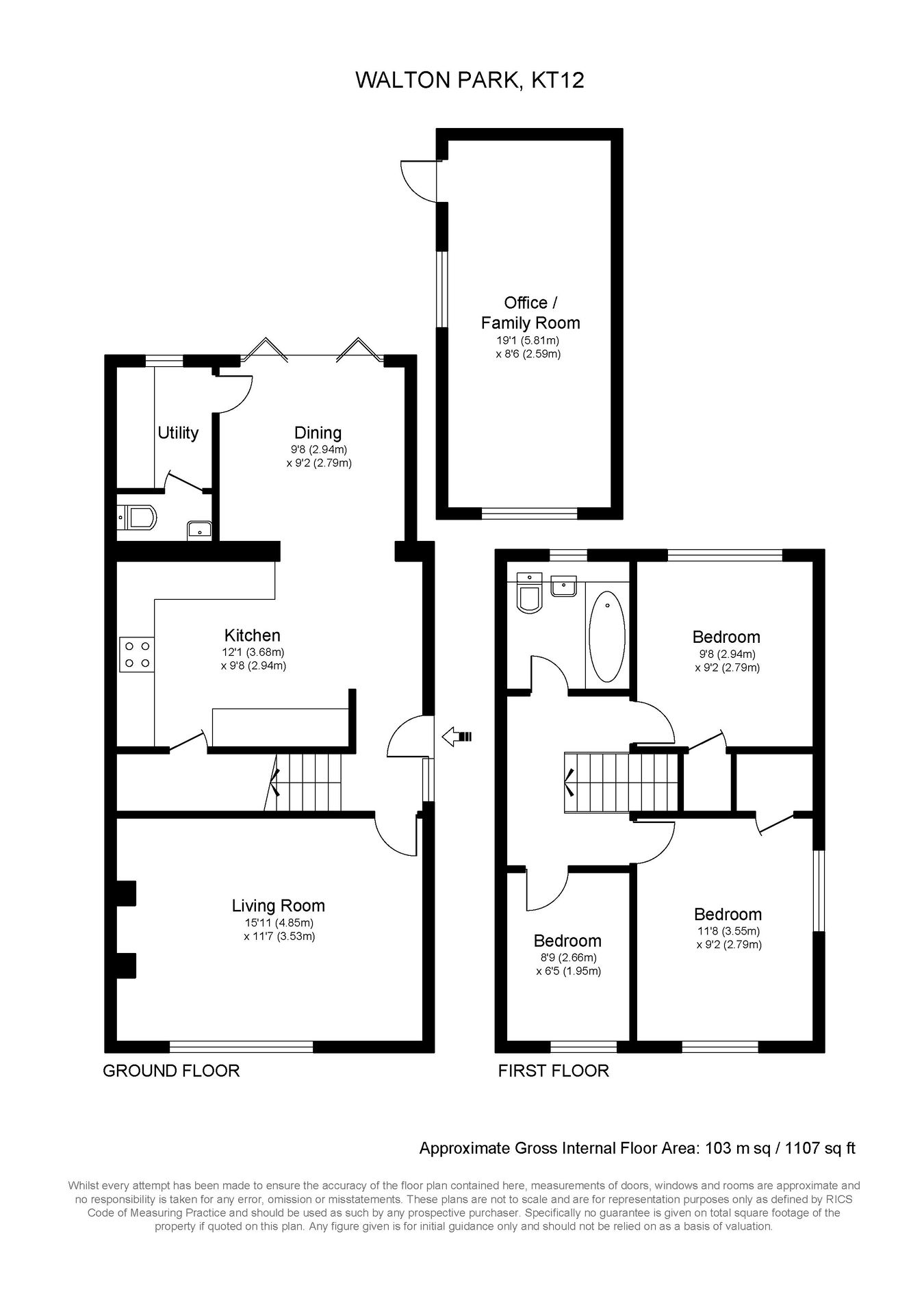 Walton Park, Walton-On-Thames floorplan