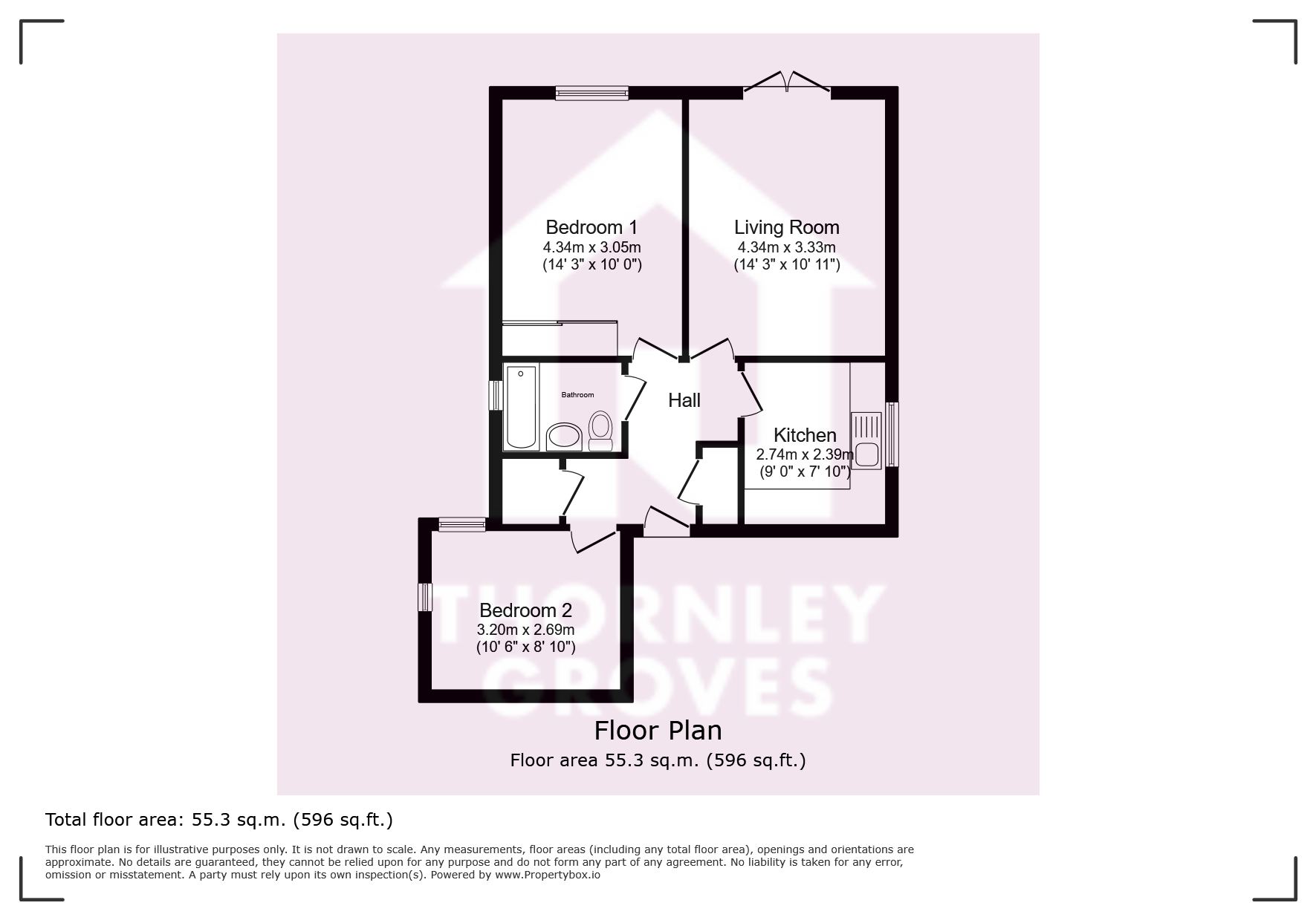 Flat 4, Guardian Close,, Holme Road, Greater Manchester floorplan