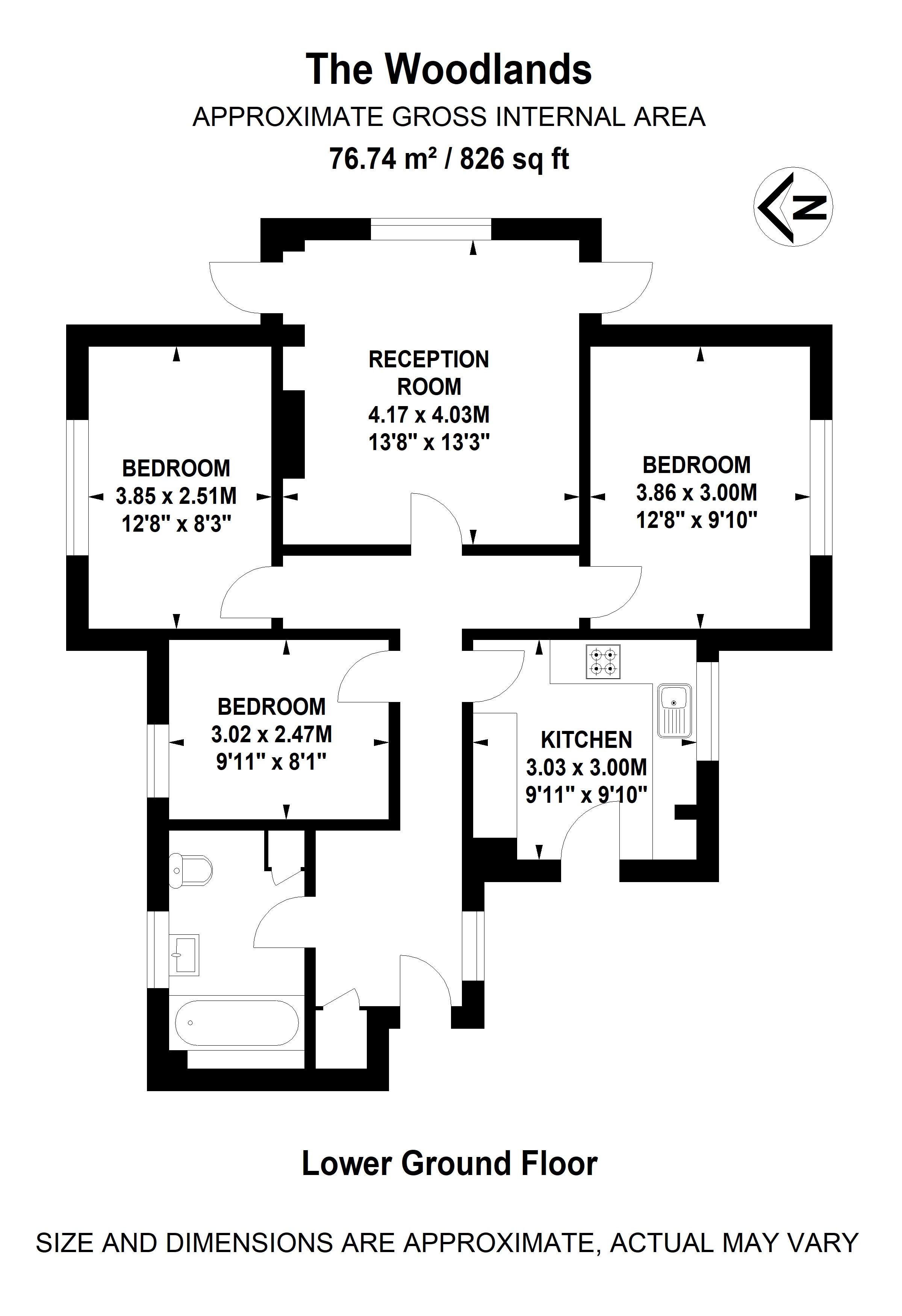 15, The Woodlands, Upper Norwood floorplan