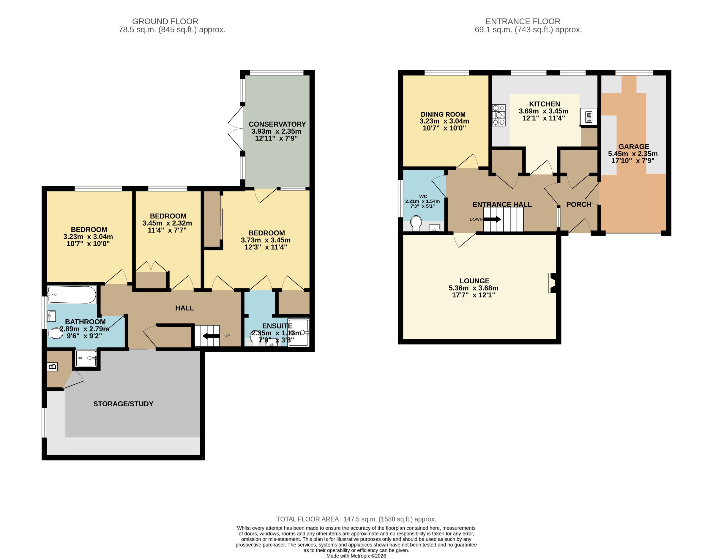 50 Green Park Road, Paignton floorplan