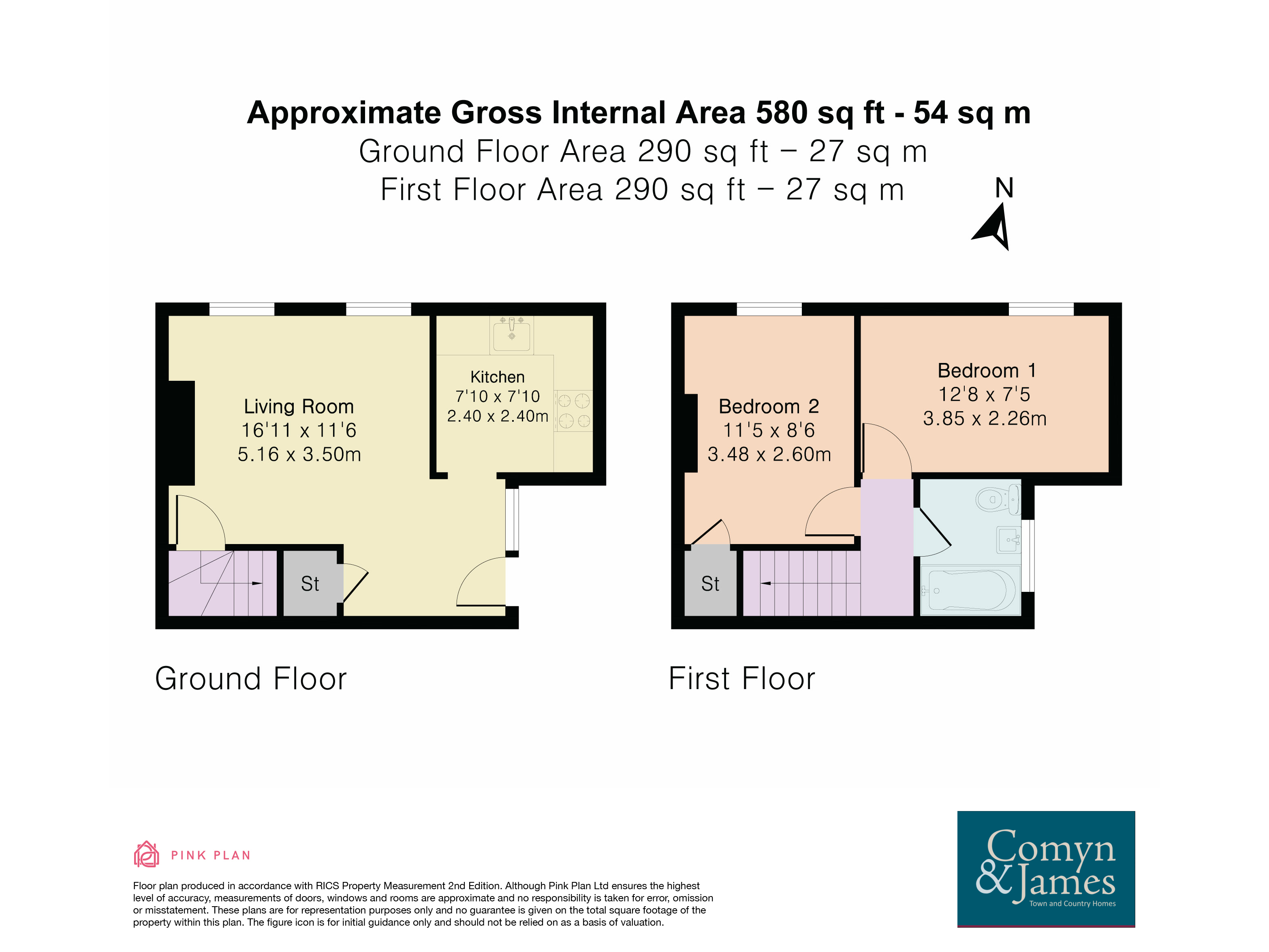Knights Cottage, 42, Lower Street, West Sussex floorplan