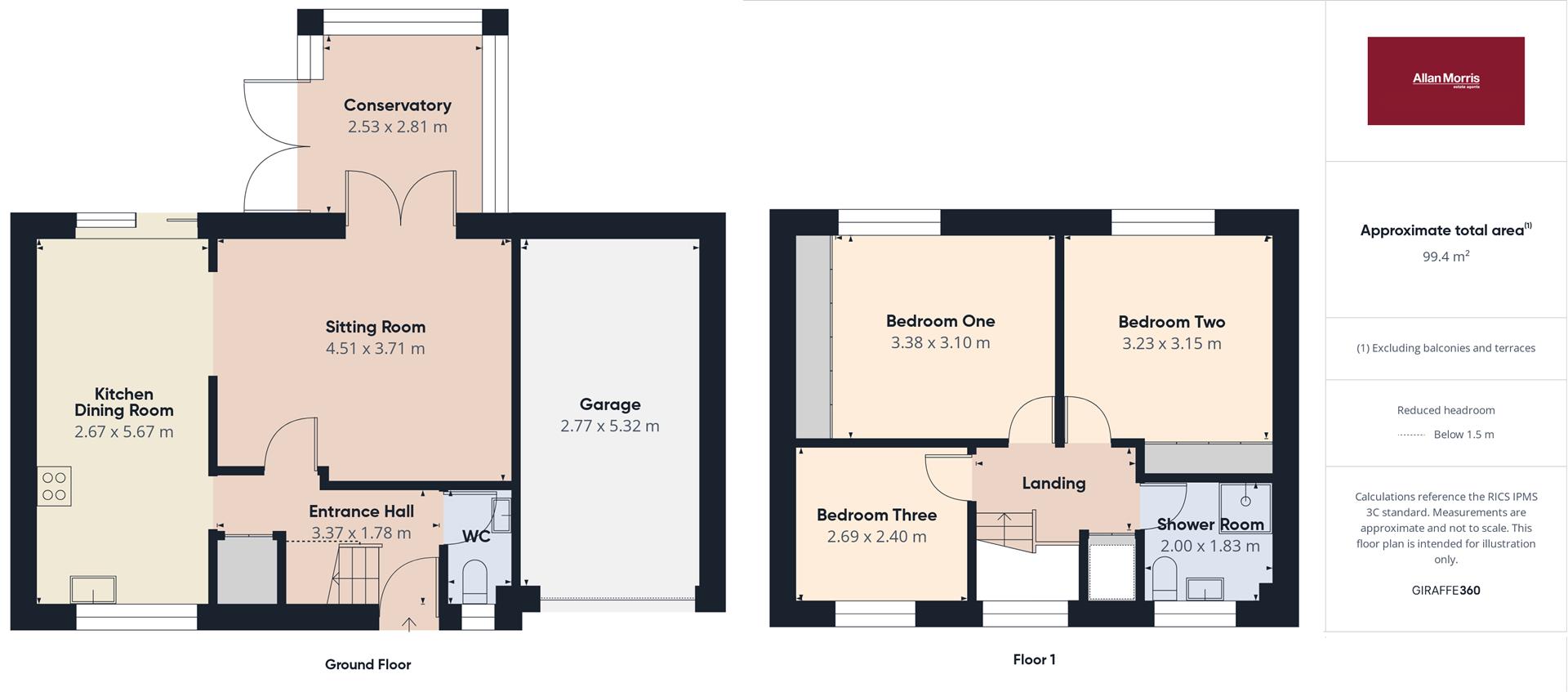 42, Bronsil Drive, Malvern floorplan