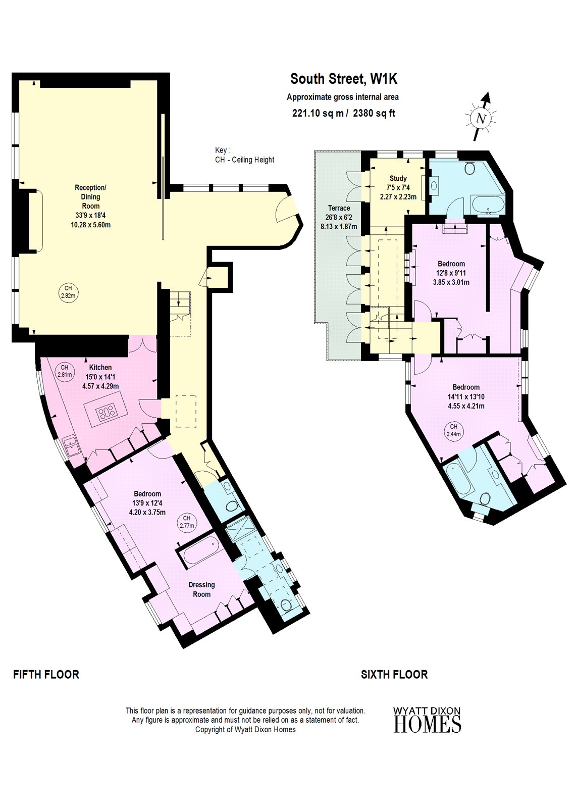 Flat 22, 51, South Street, London floorplan