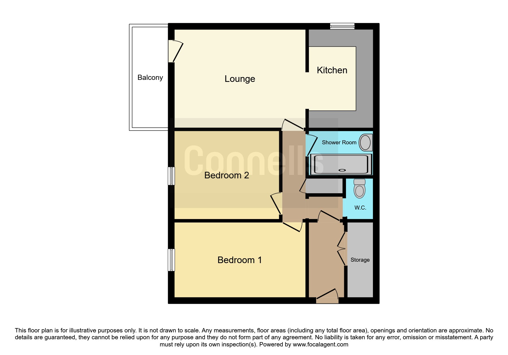 Flat 28, Carisbrooke House, Culmington Road, BIRMINGHAM floorplan