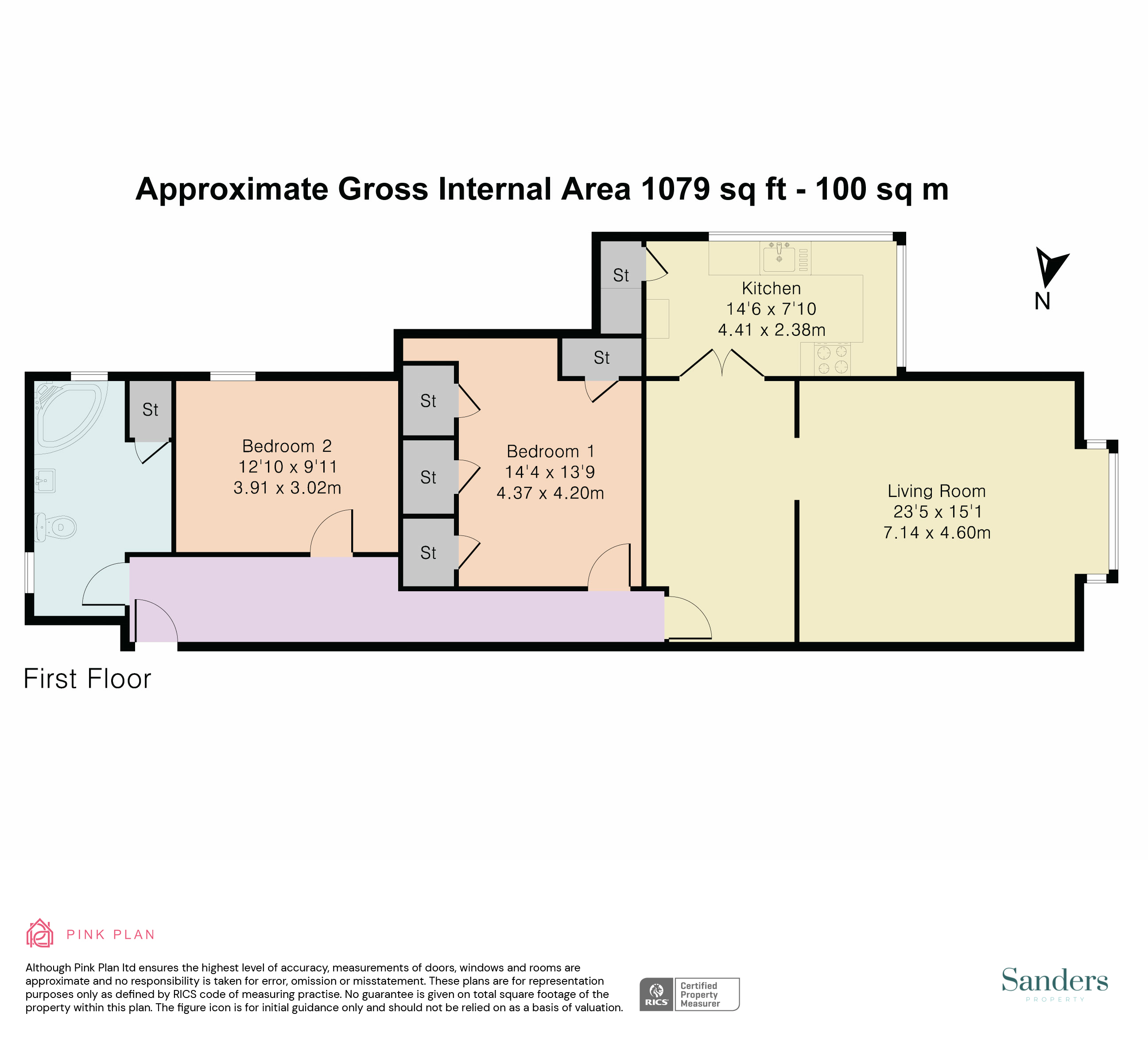 Flat 1 Faircoates Station Road, Station Road, Harlow floorplan