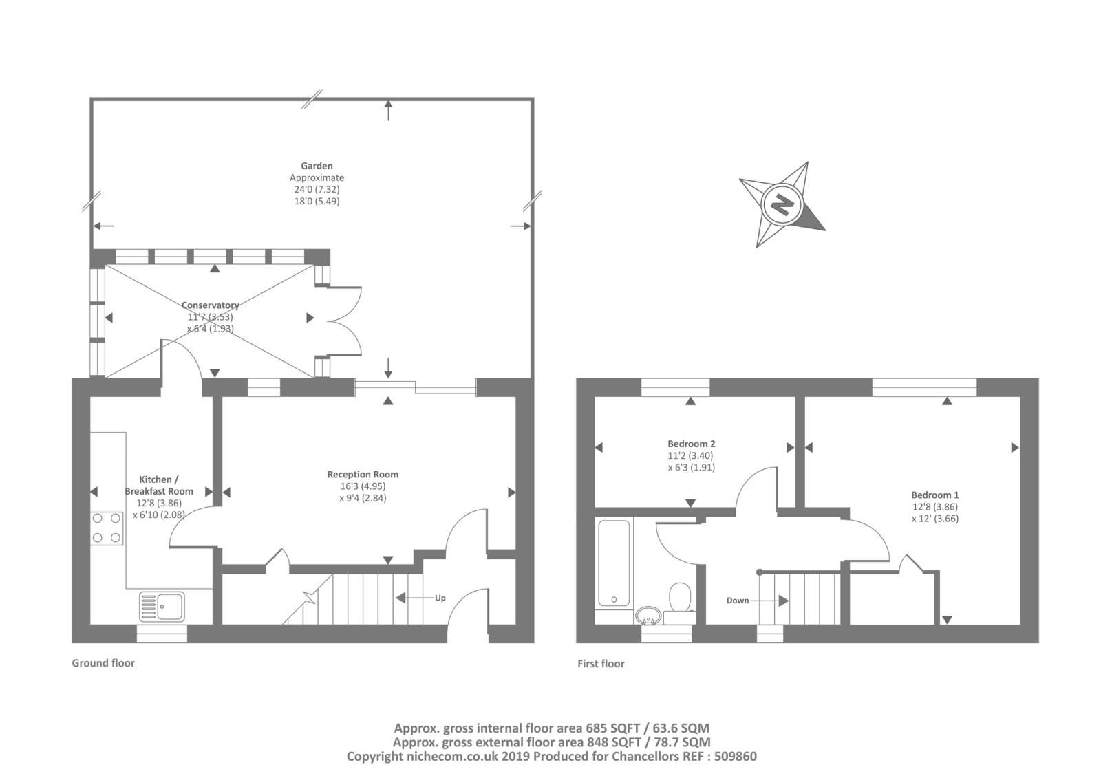 25, The Camellias, Banbury floorplan