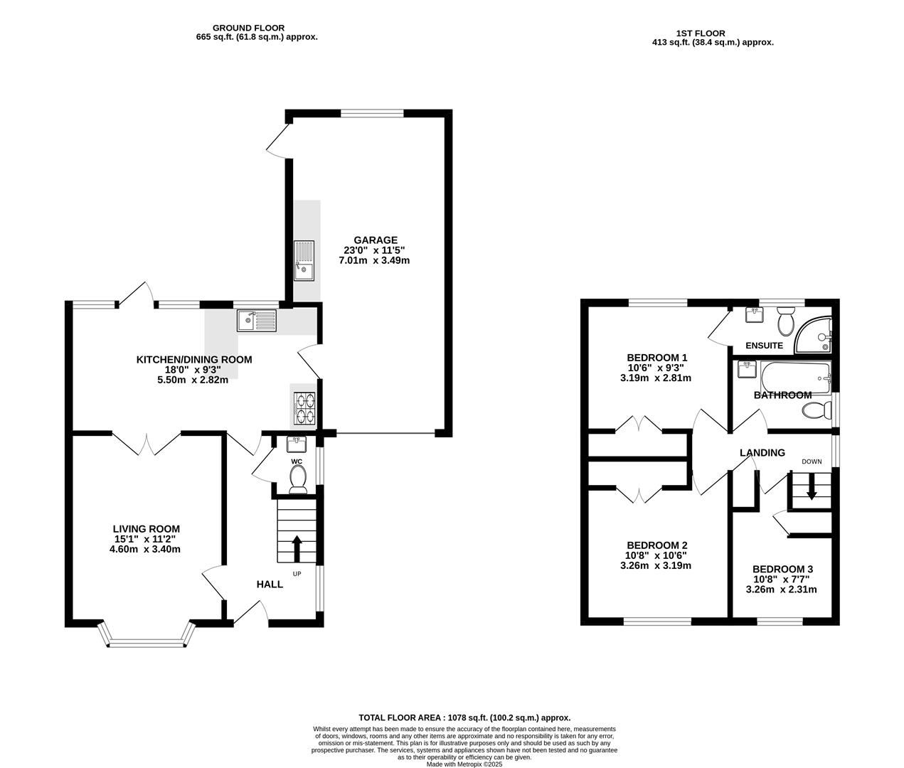 40, Bramley Way, Kings Hill floorplan