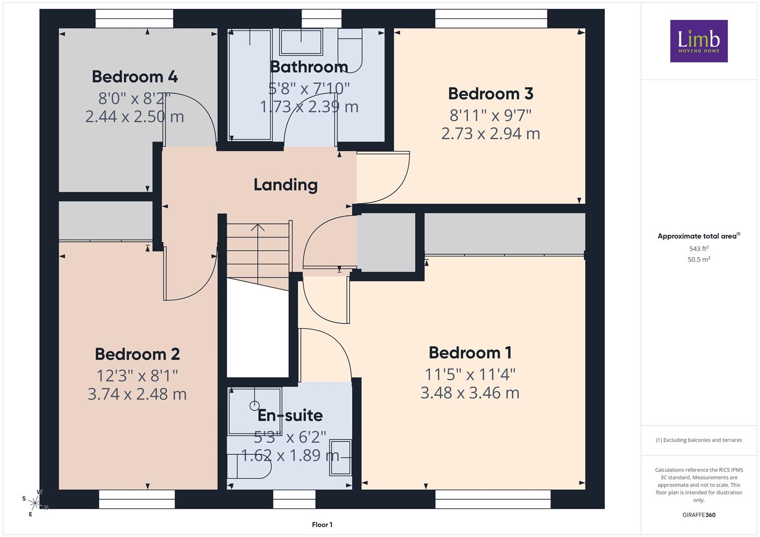 51, Castle Drive, South Cave floorplan