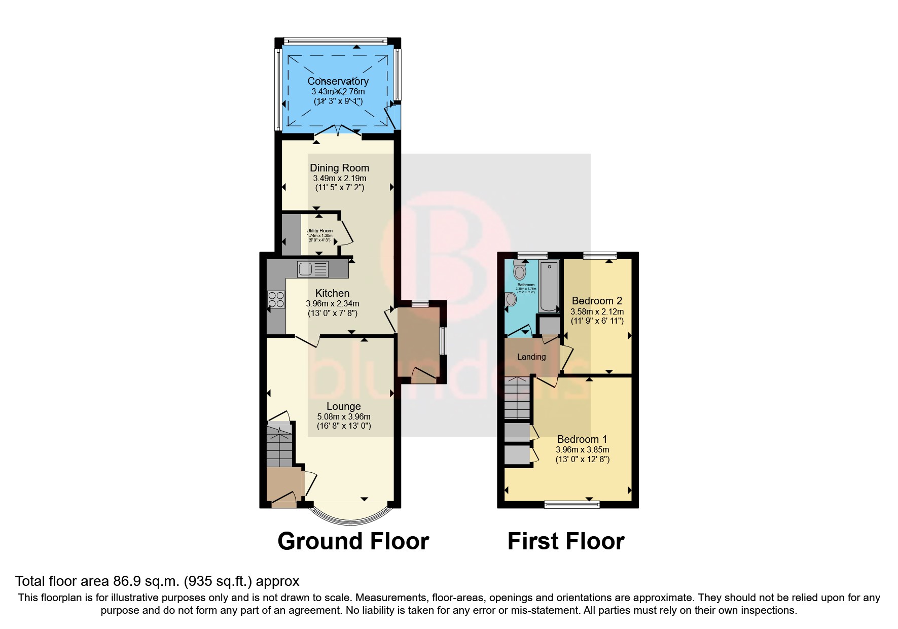 Dale View Road, Lower Pilsley, Chesterfield, Derbyshire S45, 2 bedroom