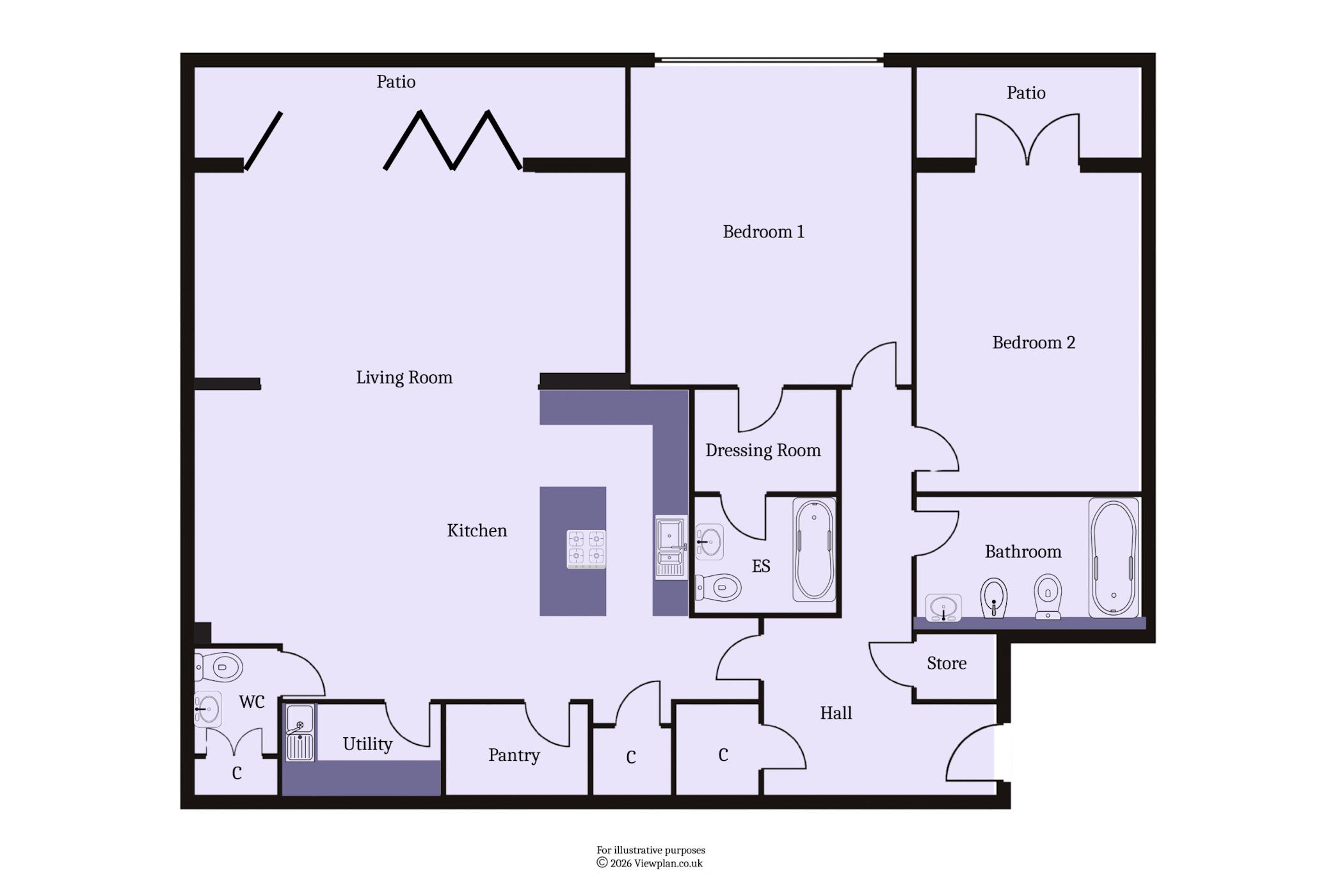 4 Bay View, Old Barry Road, Penarth floorplan
