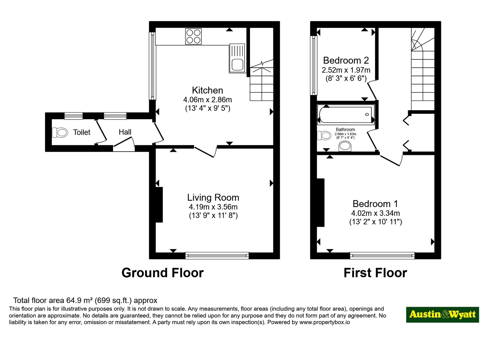 Flat 3-5, 504, Christchurch Road, Dorset floorplan