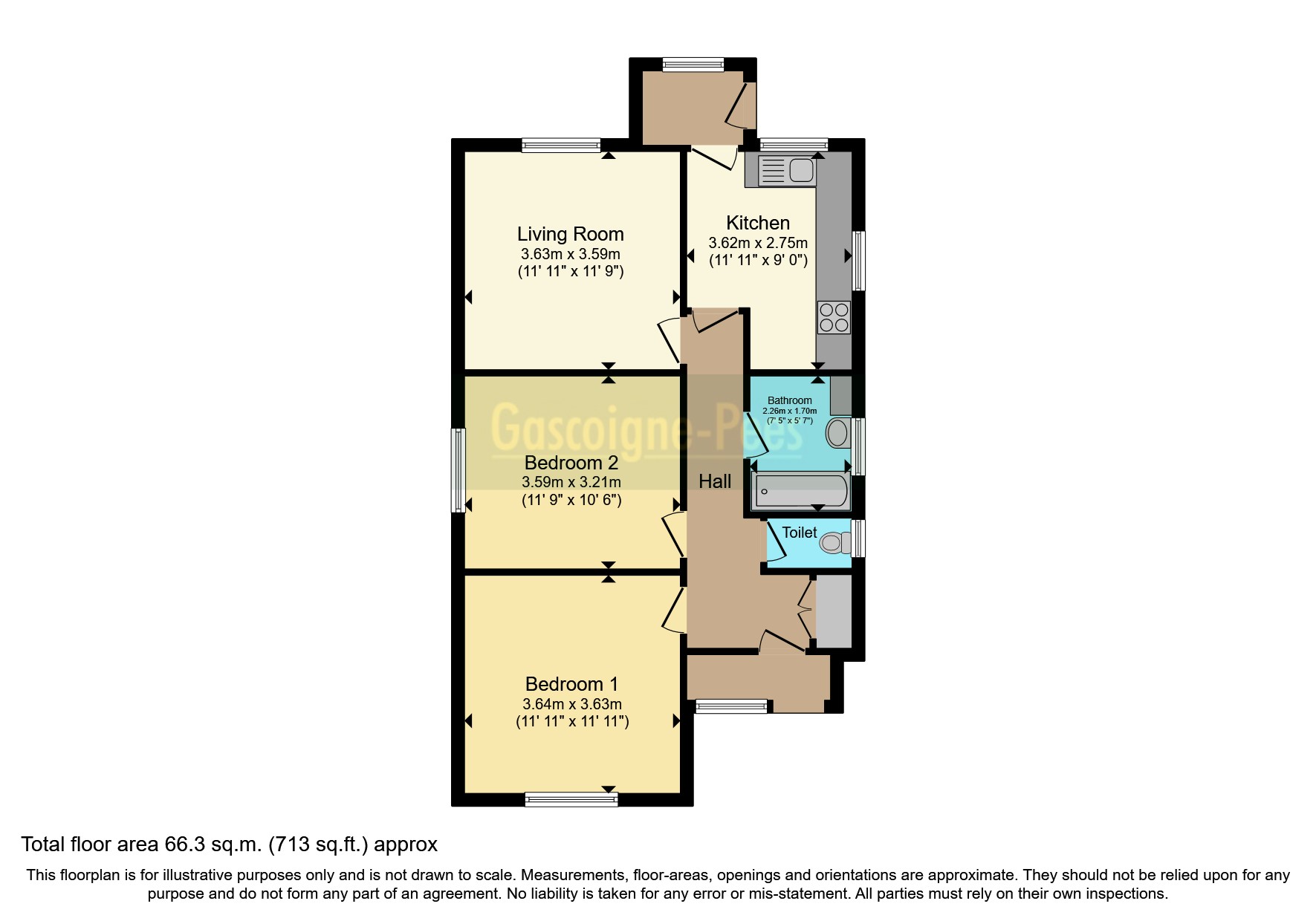 Clarkes Avenue, Worcester Park KT4, 2 bedroom bungalow for sale